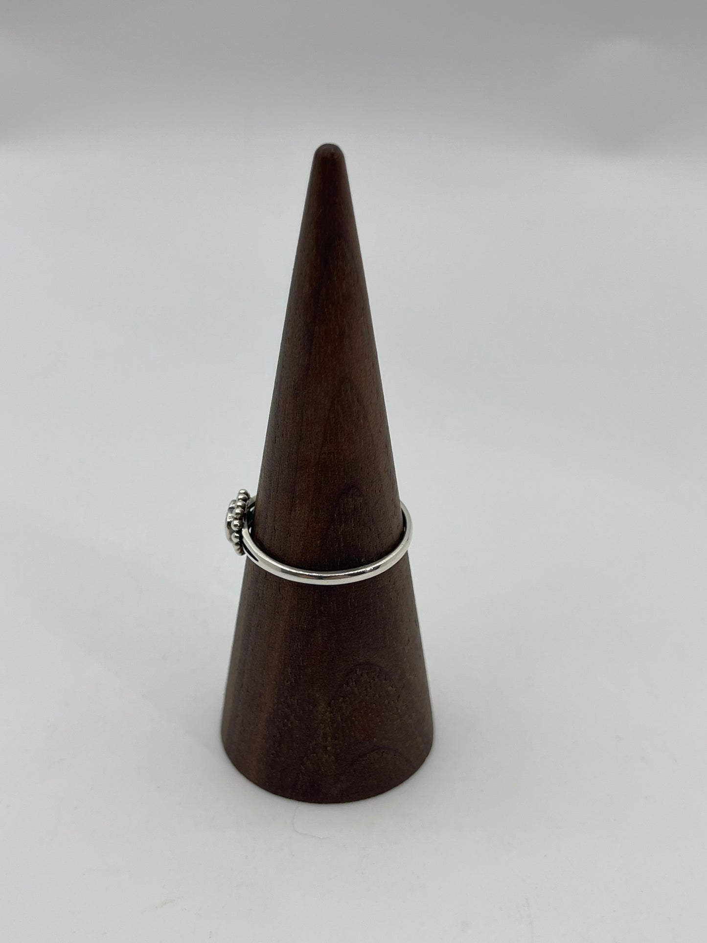 9.0 Tiny Turquoise Heart Ring