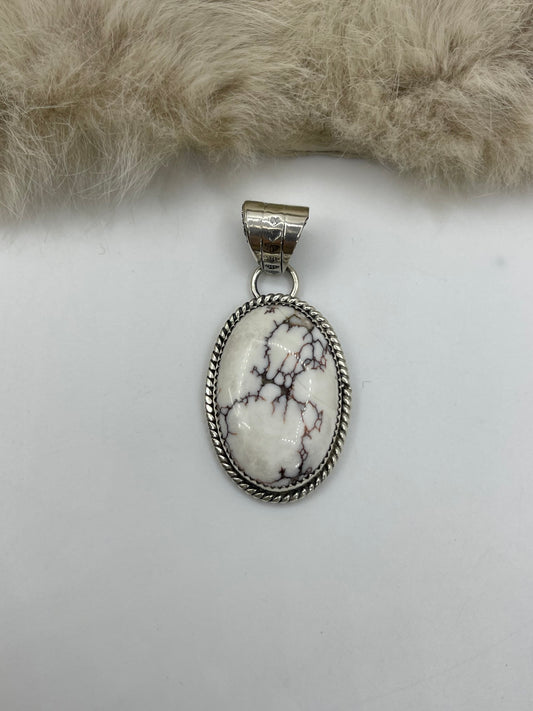 8.3 mm Bail Wild Horse Pendant by RunningBear