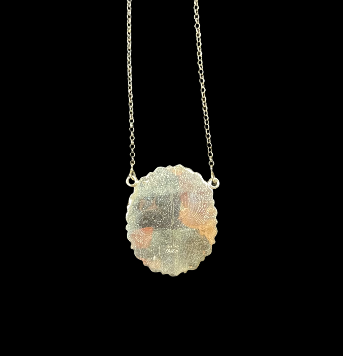 Purple Mojave and CZ Crystal Necklace; HADA Collection