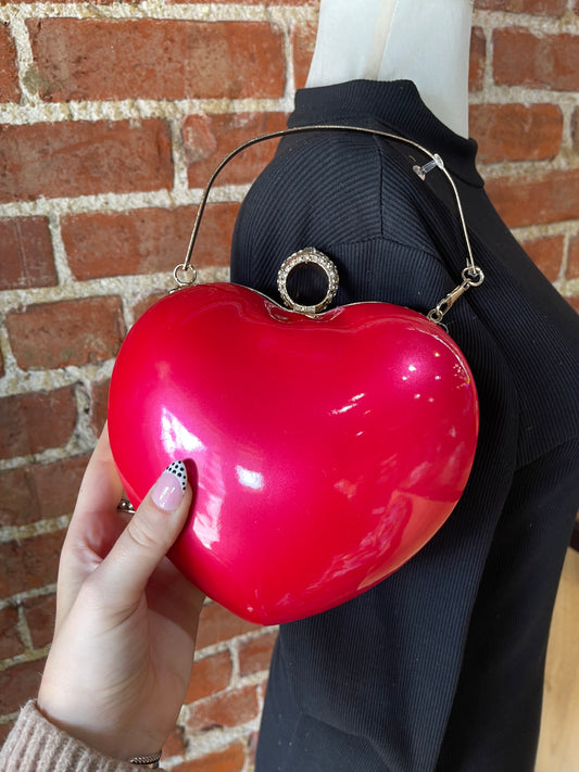 Red Heart Purse