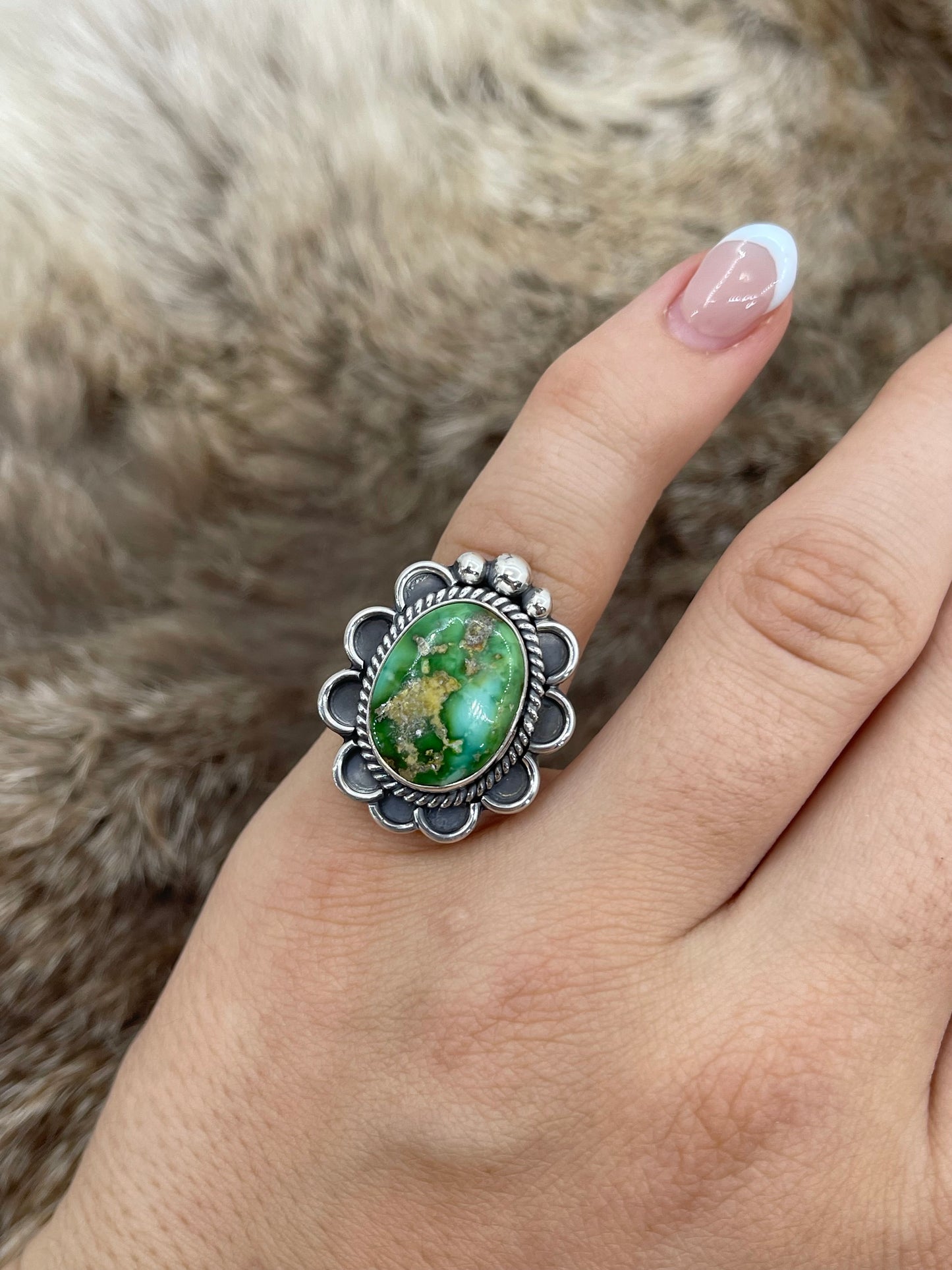 Size 6.0 Sonoran Gold Turquoise Ring