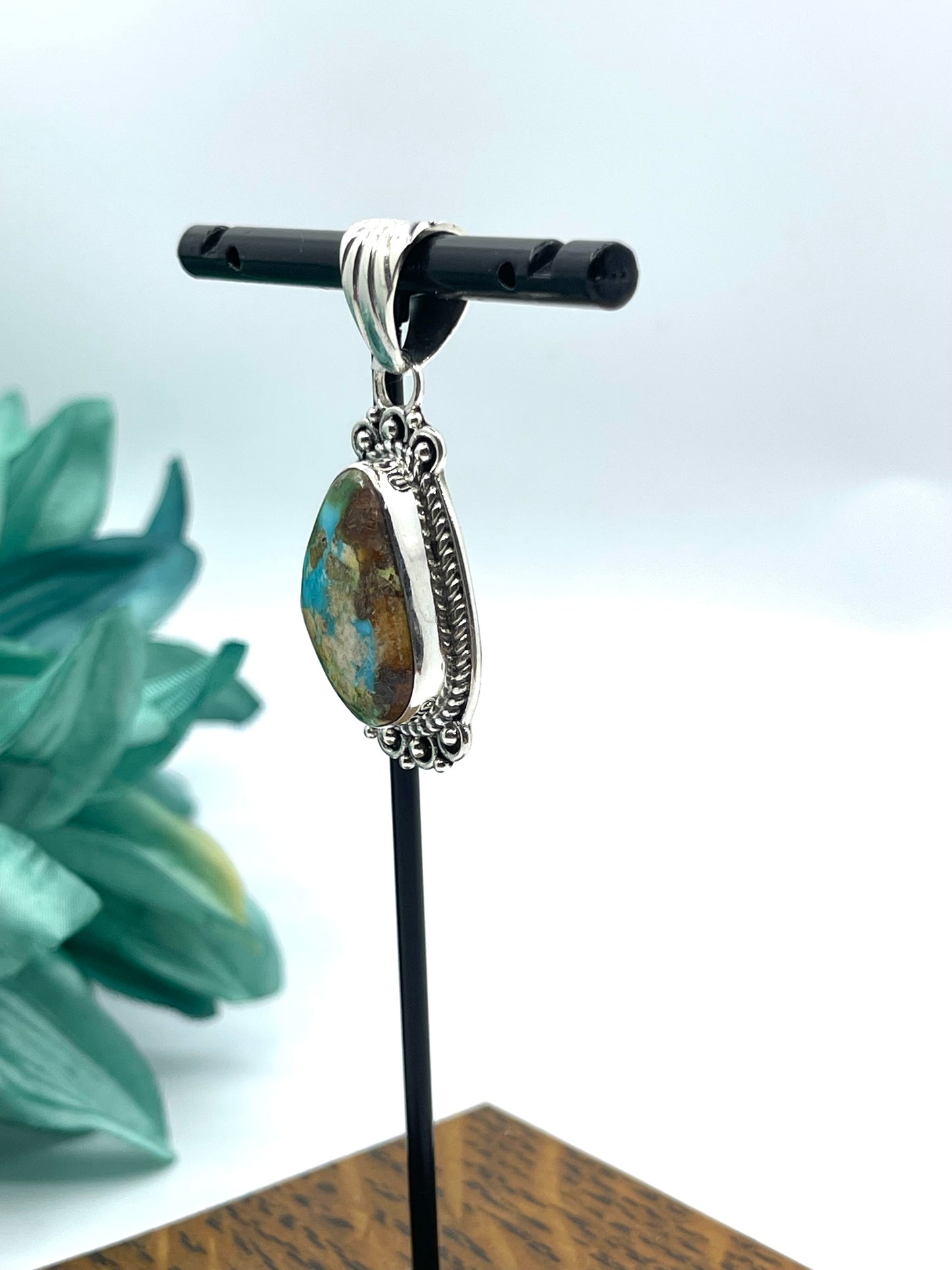 Sonoran Gold Turquoise Pendant