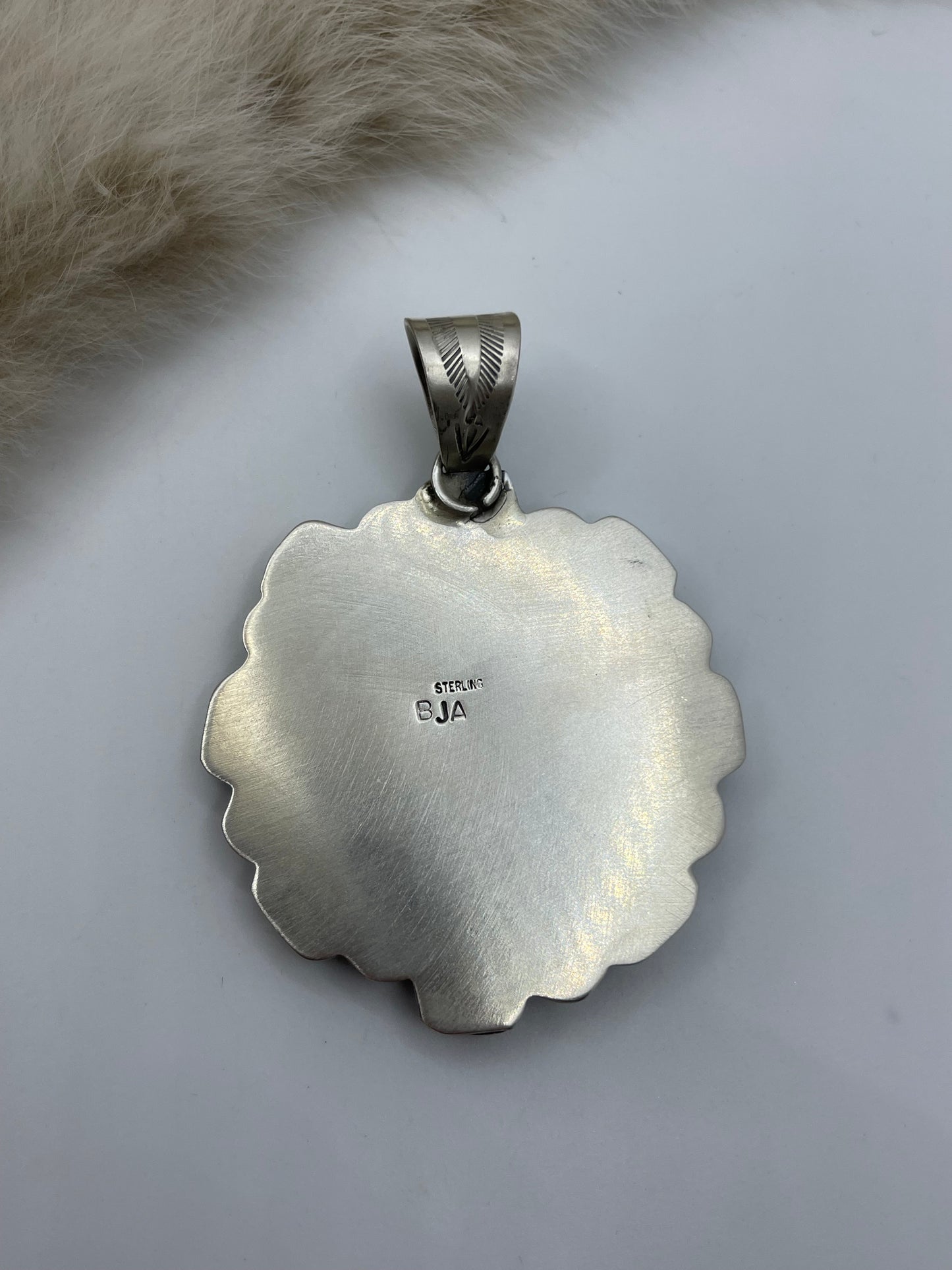 12mm Bale 1884 Morgan Silver Dollar Pendant by Boyd Ashley, Navajo