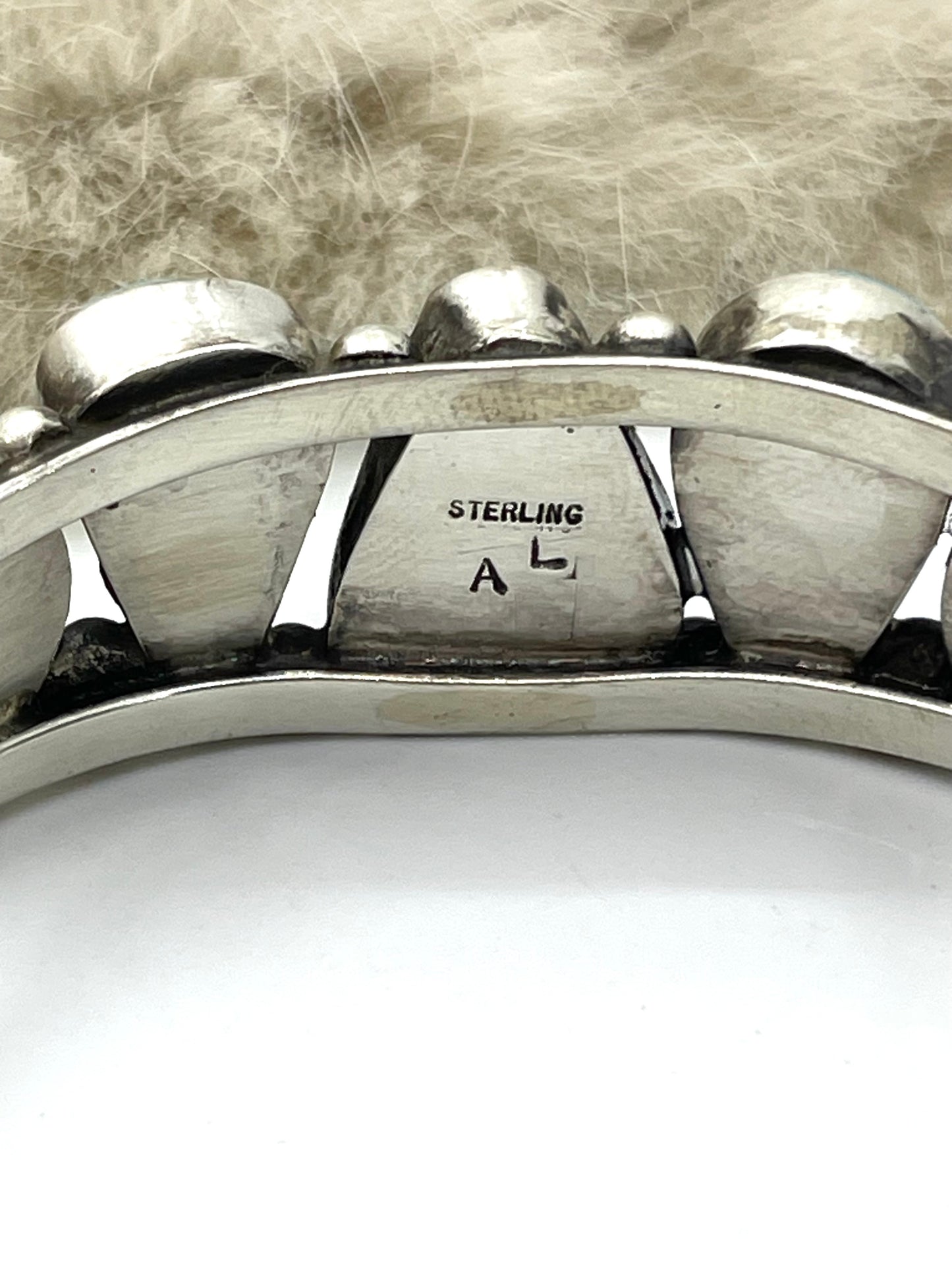 5.5”-7” 5 Stone Turquoise Cuff by Augustine Largo, Navajo