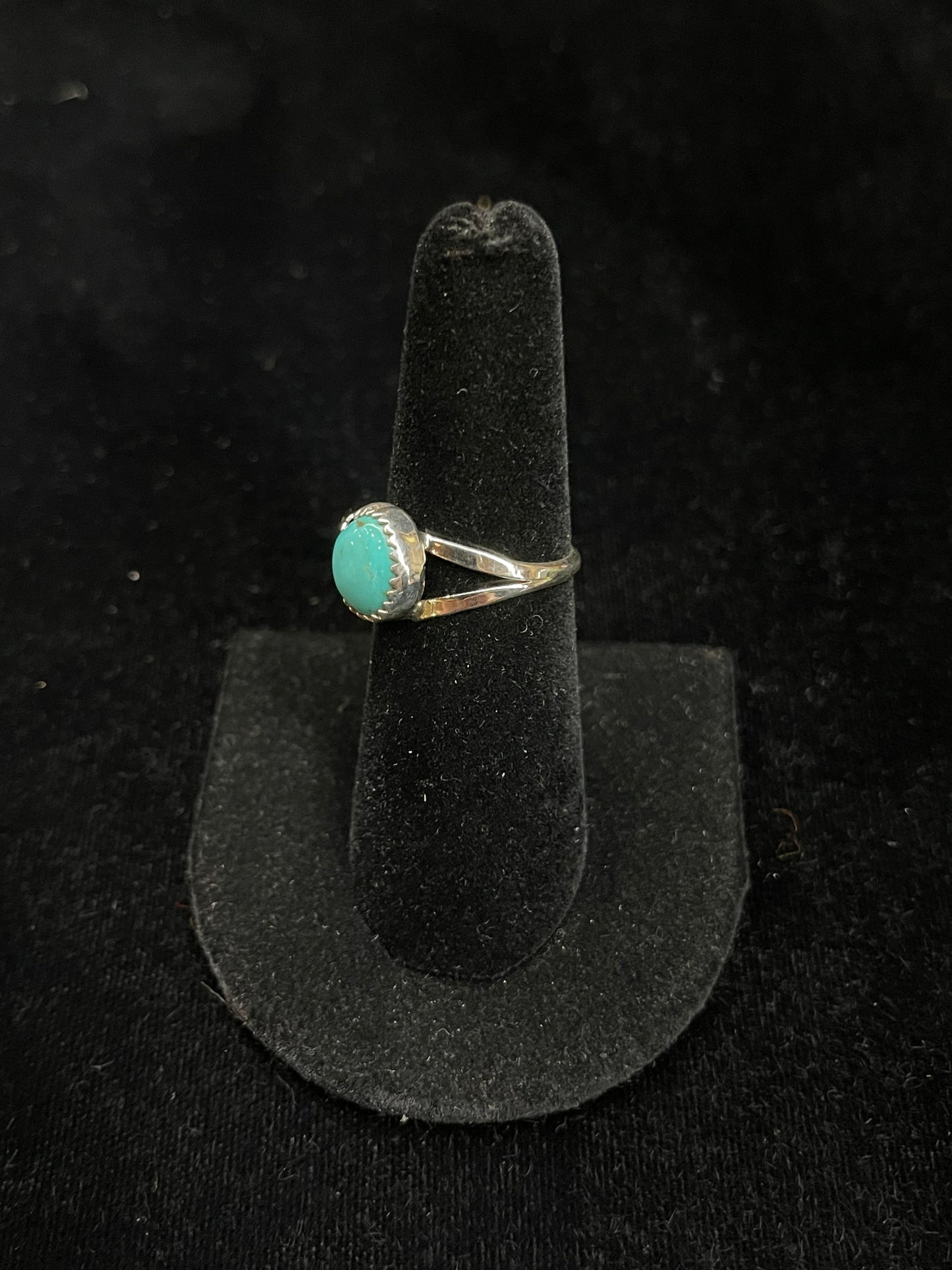 6.5 Turquoise Ring by Letricia Largo, Navajo