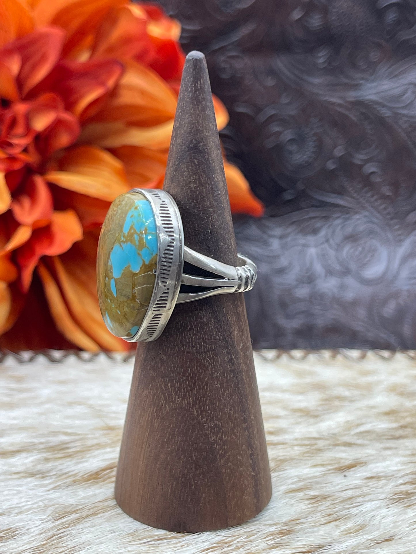 6.0 Cripple Creek Turquoise Ring