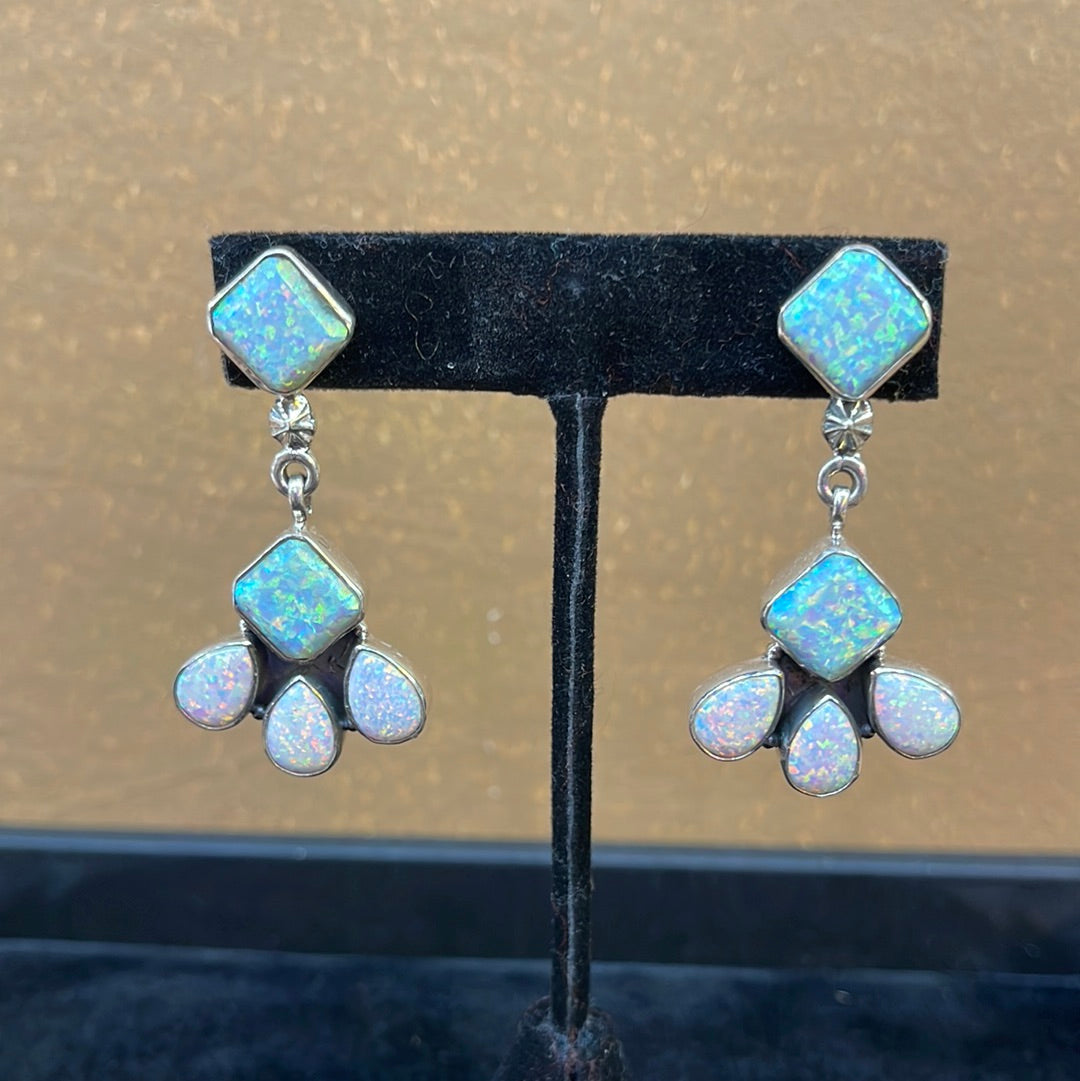 Opal Dangle Earrings