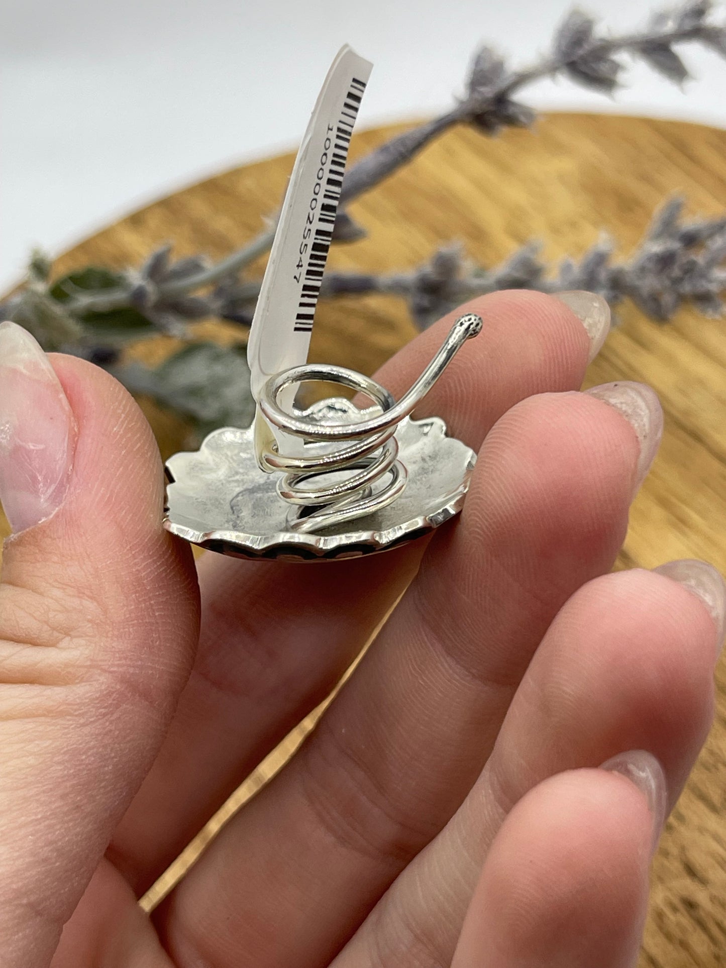 Concho Hair Screw In by Rosemary Saunders, Navajo