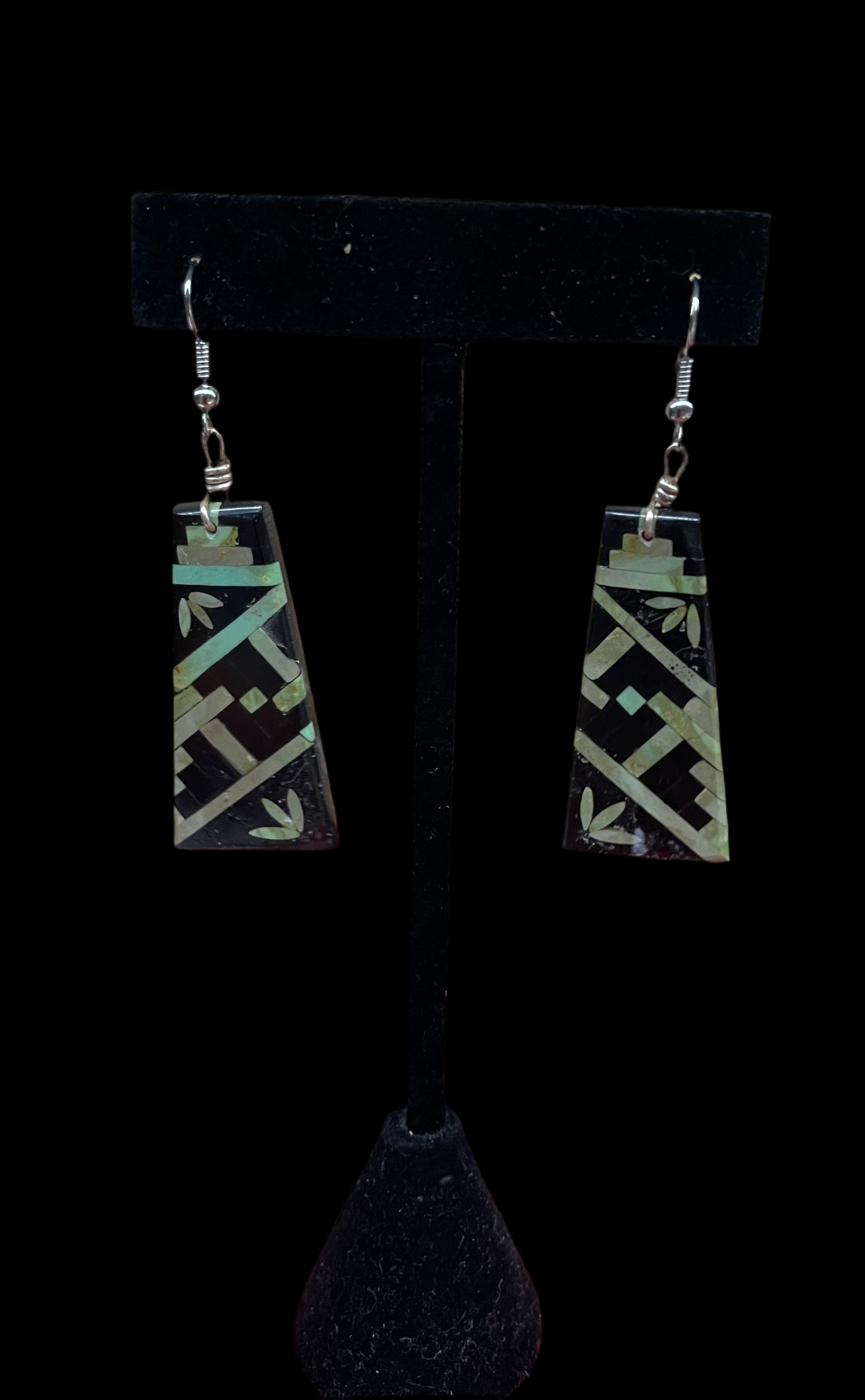 Santo Domingo Inlay Slab Earrings