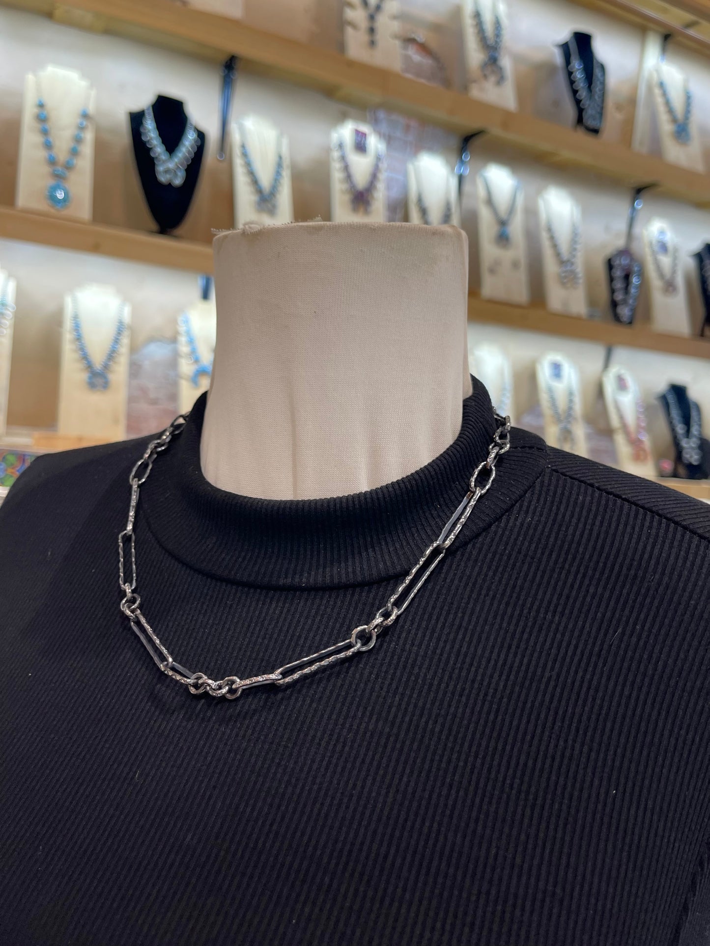 21" Bad Bronc Paperclip Chain