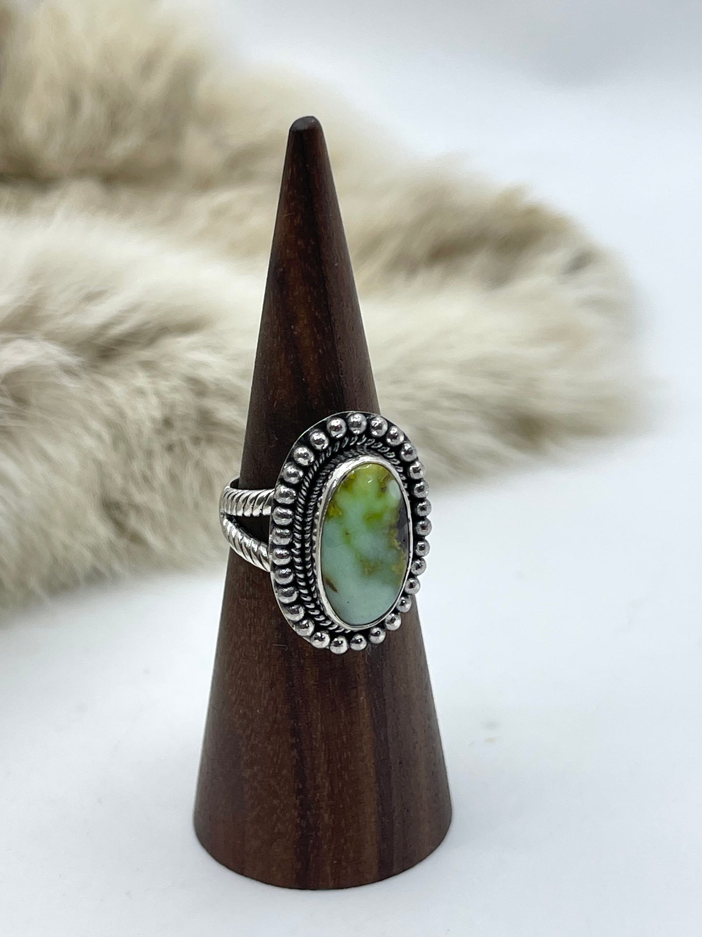 8.0 Oval Palomino Turquoise Ring