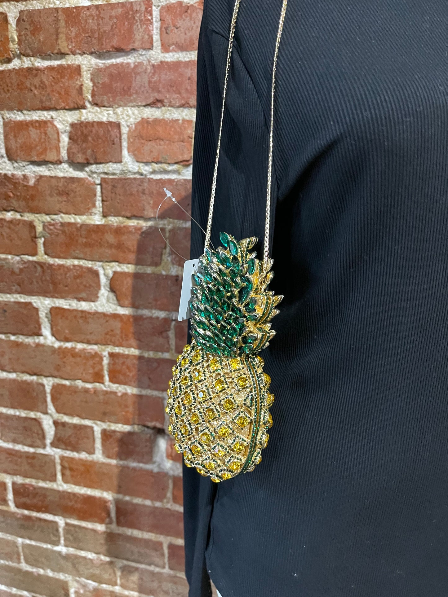 Bedazzled Pineapple Inspired Purse