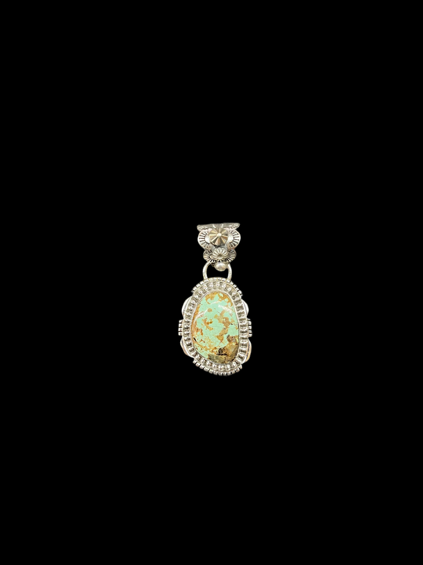 Small Turquoise Pendant by Zia