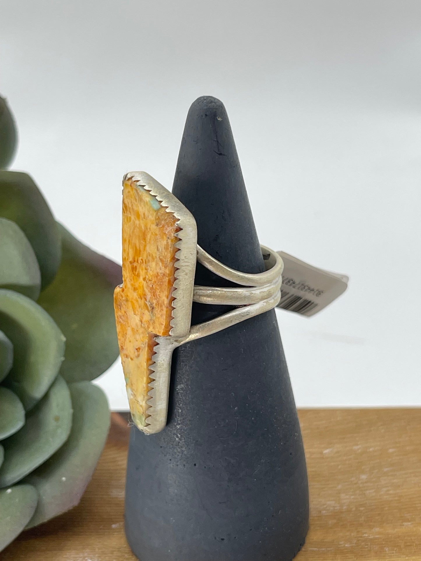 10.0 Orange Krush Lightning Bolt Ring
