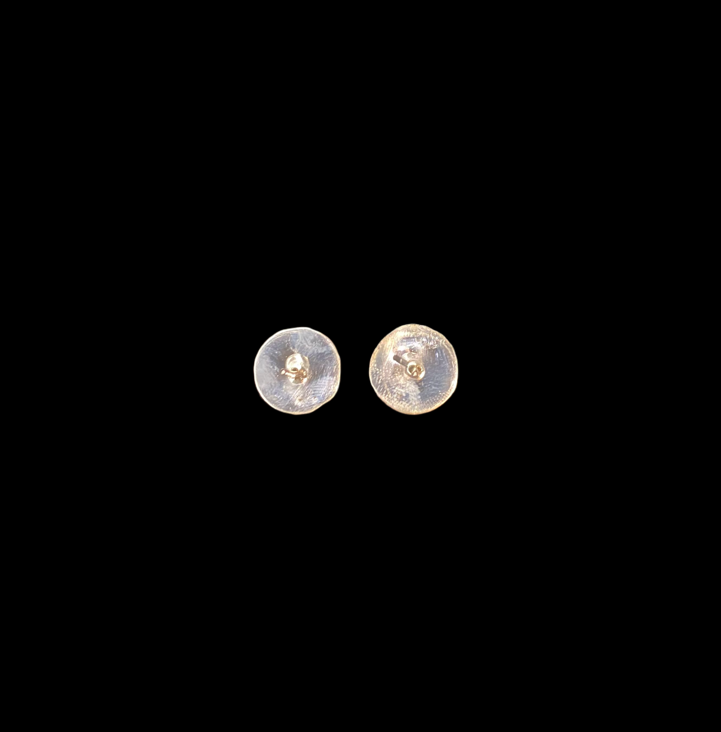 Sterling Silver Disc Studs