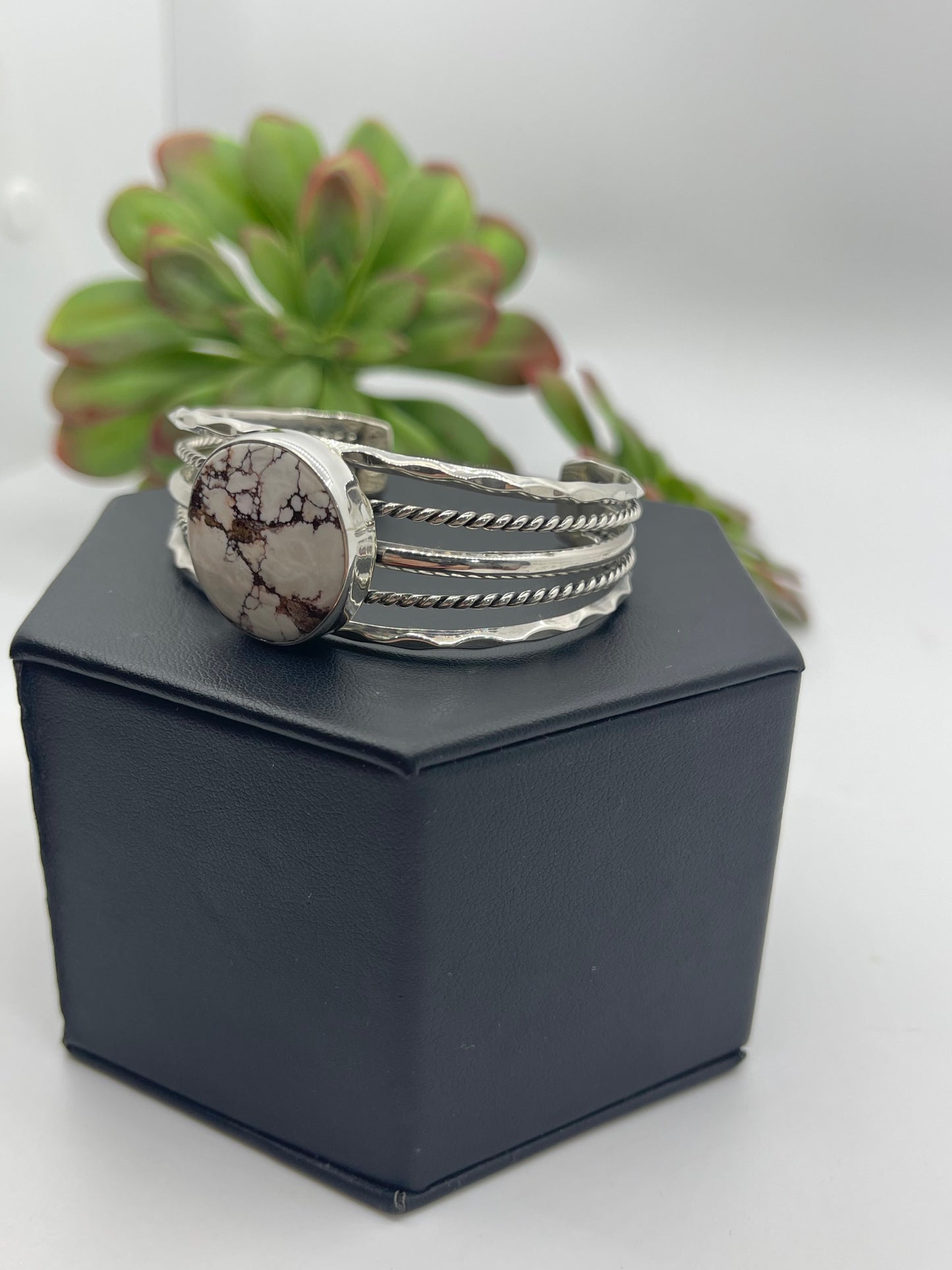 5.5" - 7" 5 Wire Wildhorse Turquoise Cuff