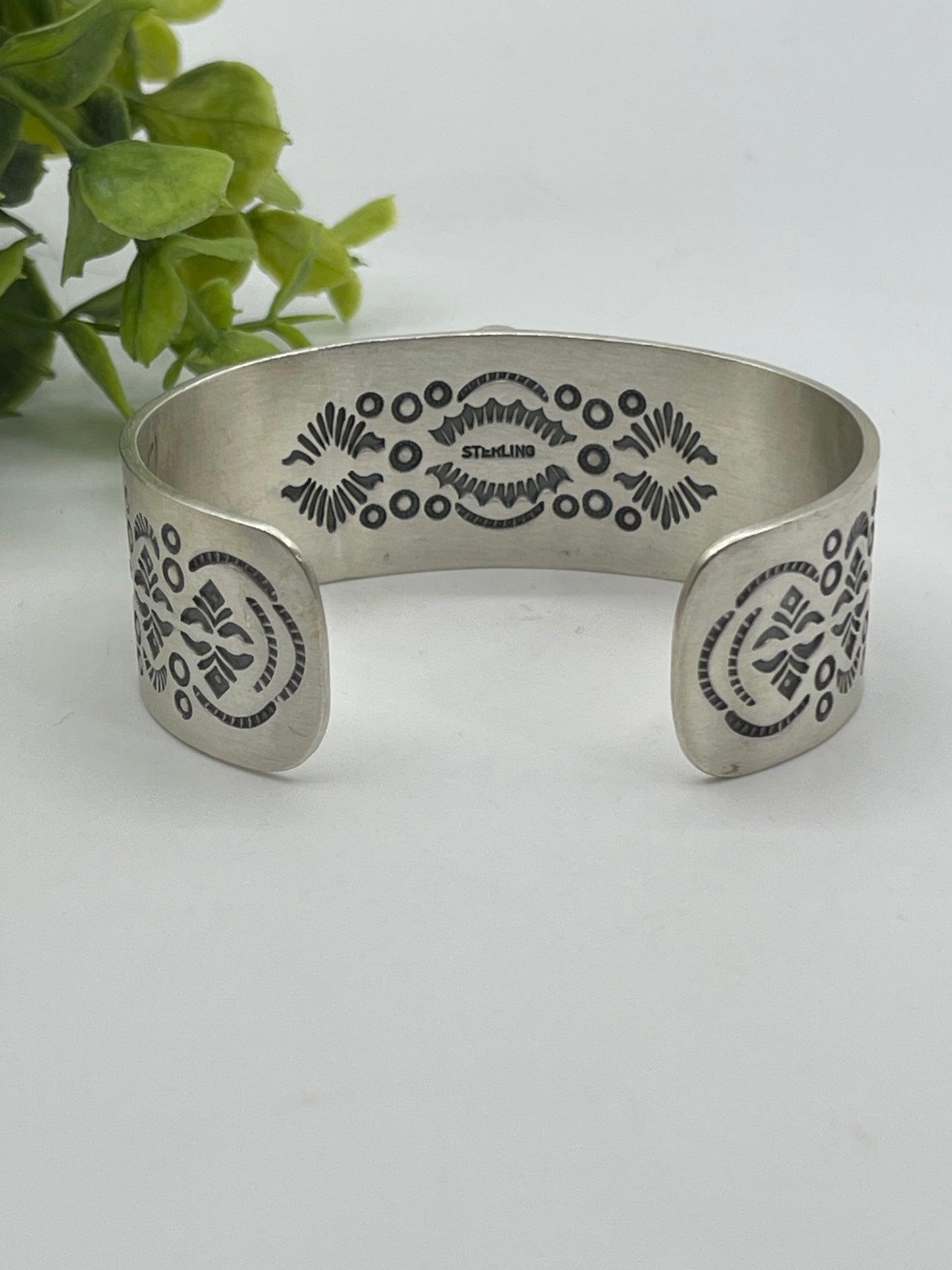 6" - 7.5" 3 Stone Sonoran Gold Turquoise Cuff