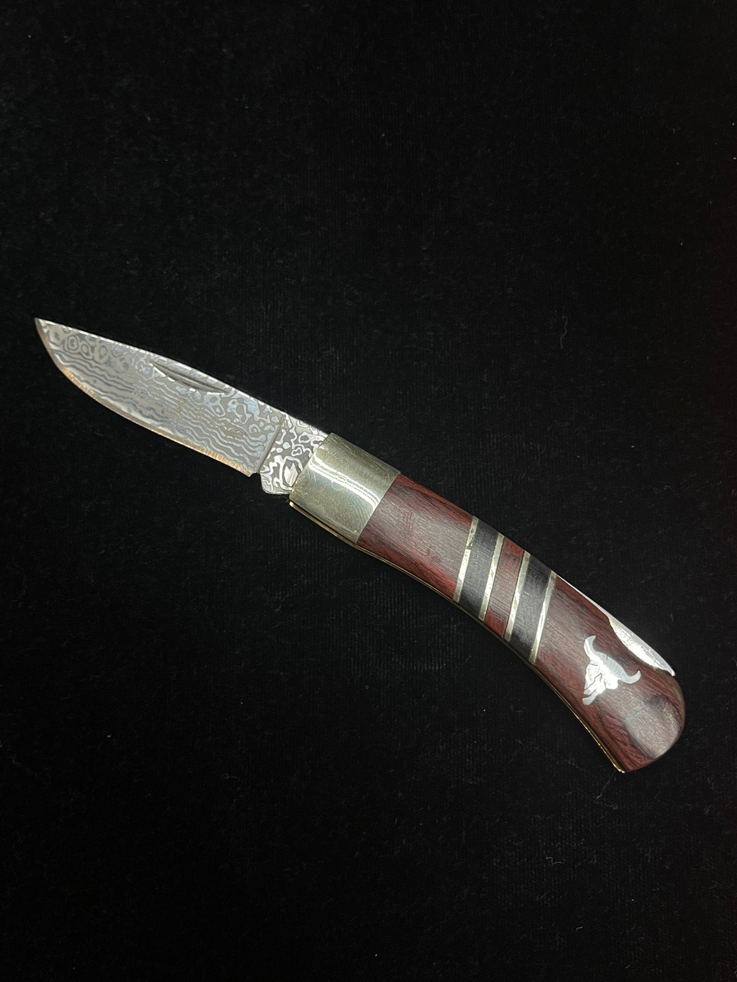 Brown Wooden Handle Pocket Knife