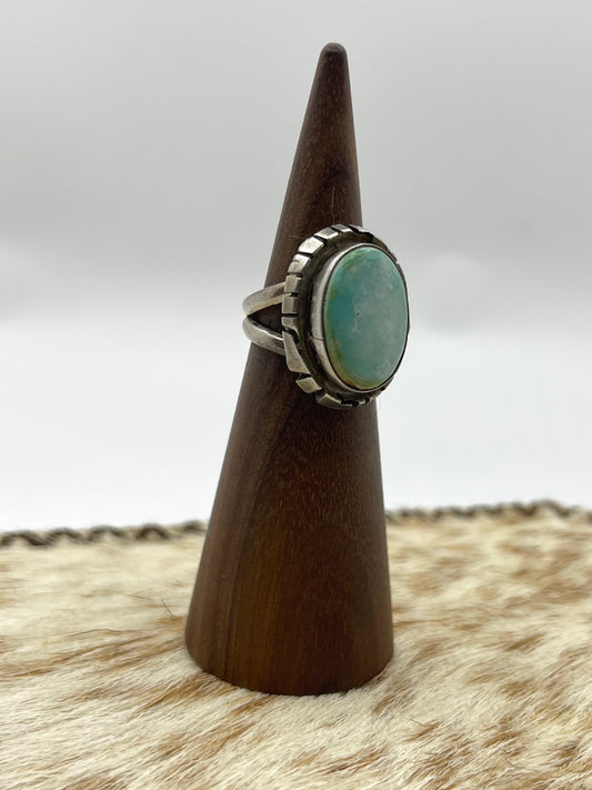 4.5 Oval Turquoise Ring