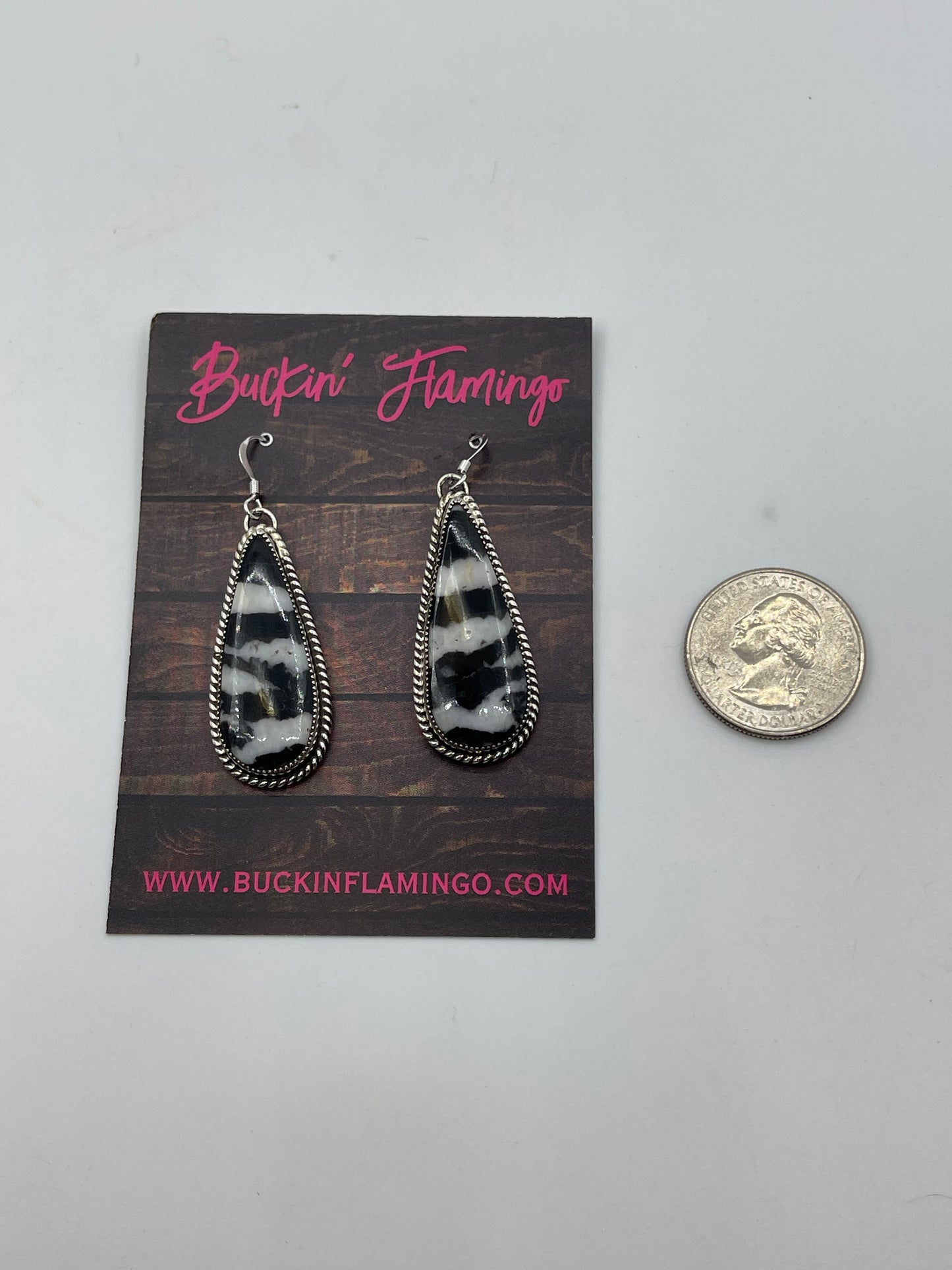 22" Zebra Jasper Necklace and Earring Set by Joe Begay, Navajo