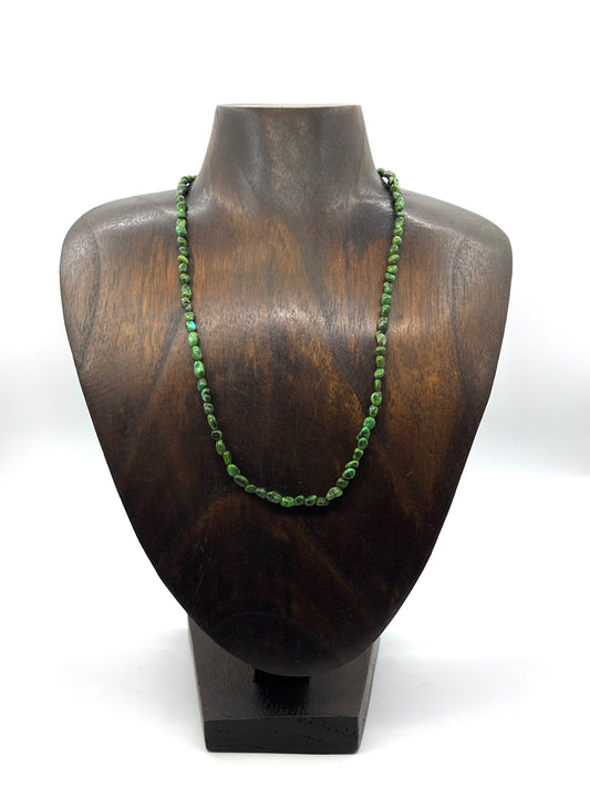18'' Sonoran Gold Natural Chunk Turquoise Necklace
