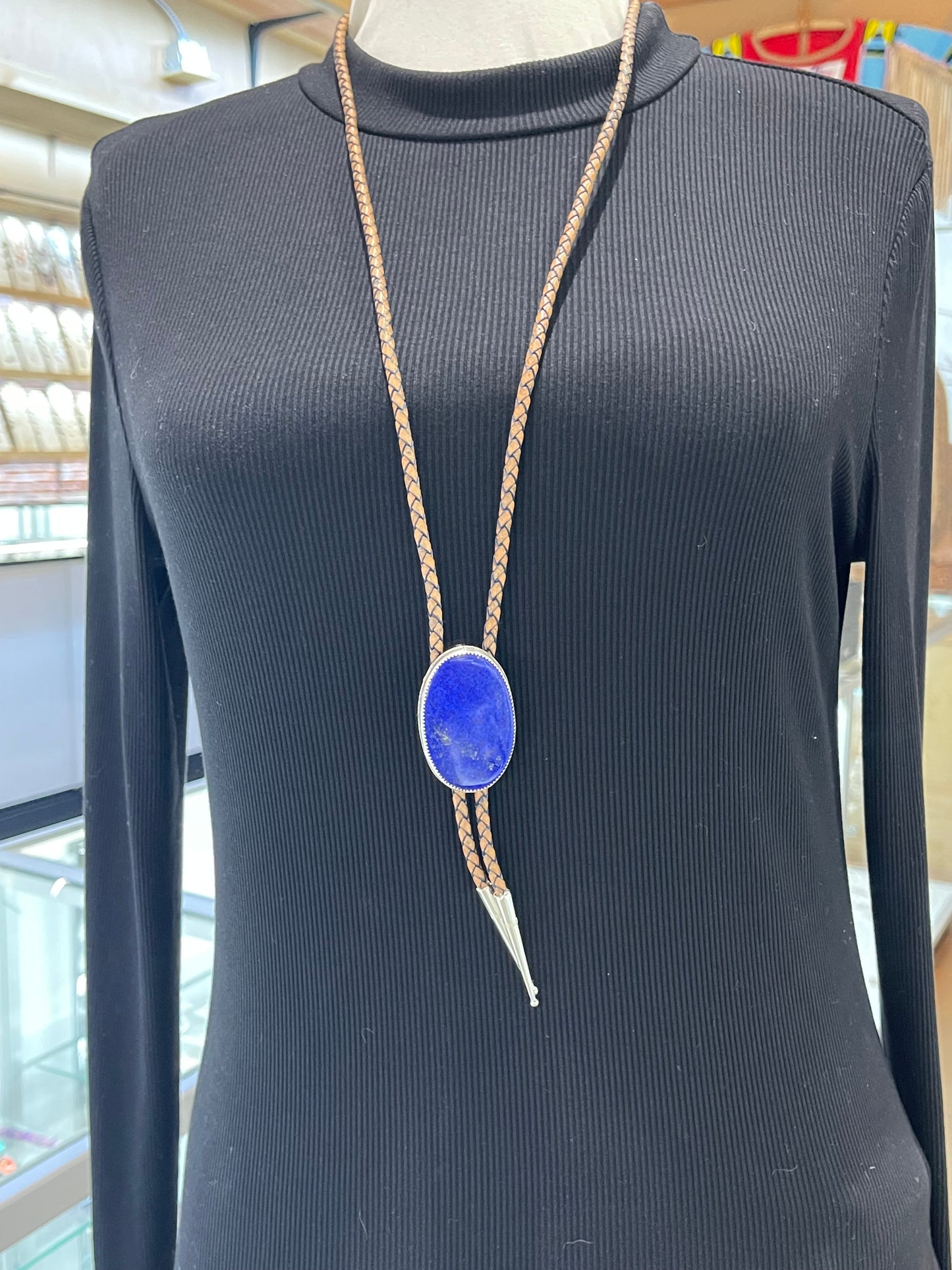 Lapis Lazuli Bolo Tie