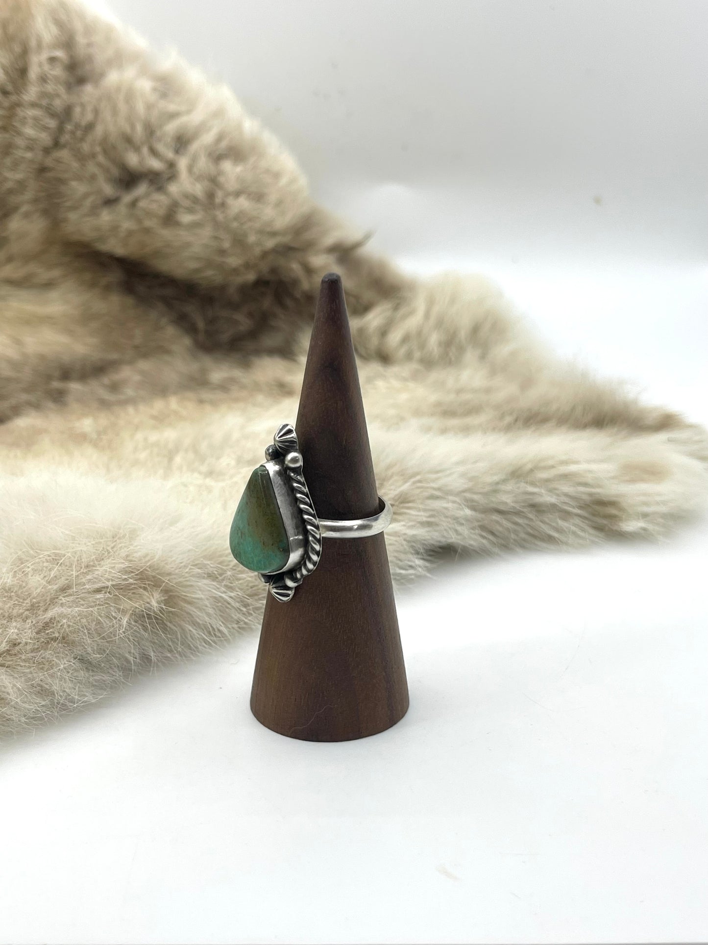 Adjustable (6.0-10.0) Royston Ring by Johnny Dixon, Navajo