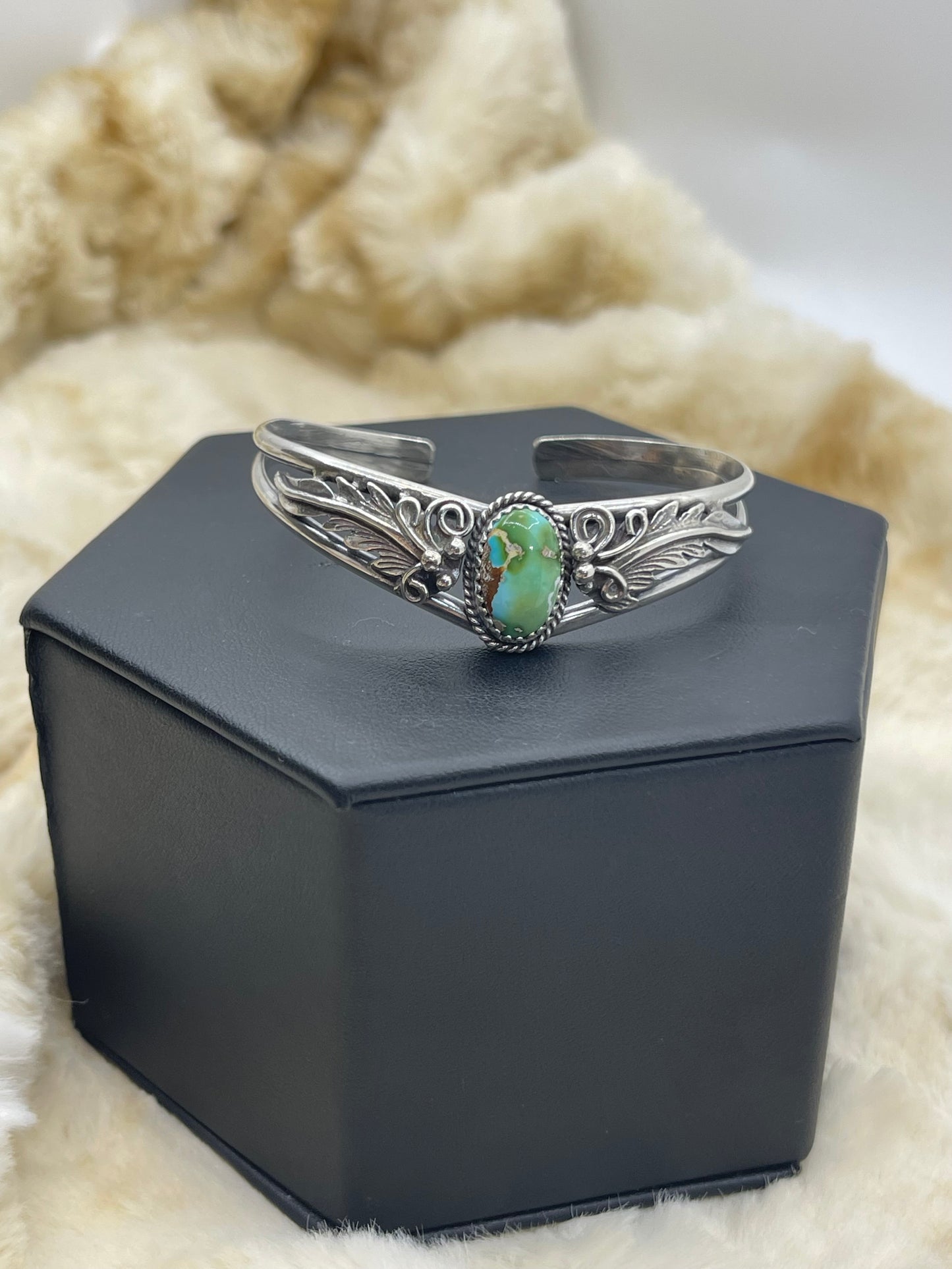 5.5" - 7" Sonoran Gold Turquoise Sweater Cuff