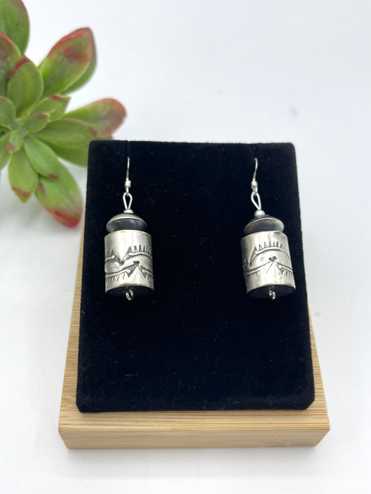 LOT 58 1/11 Handmade Navajo Pearl Barrel Bead by Shelby Montoya, Navajo