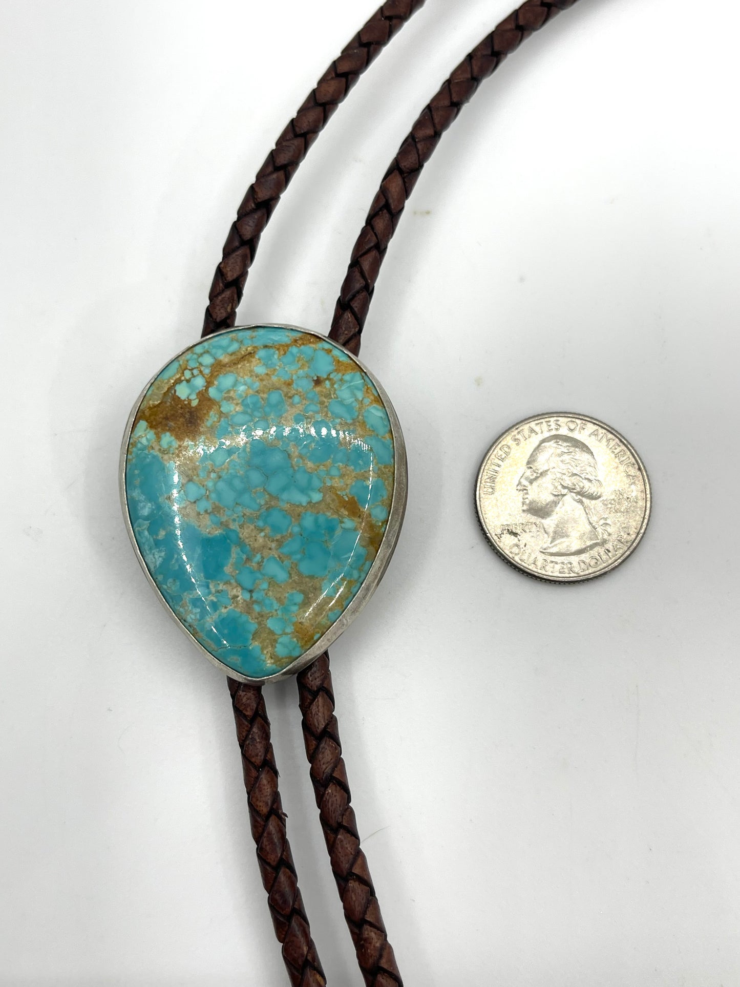 #8 Turquoise Bolo Tie