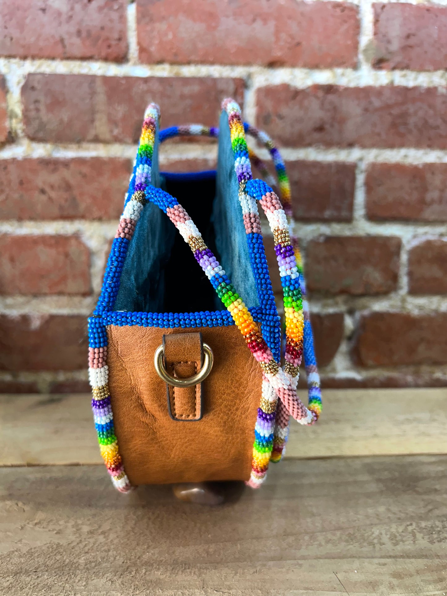 Stunning Native Made Beaded Horse Purse