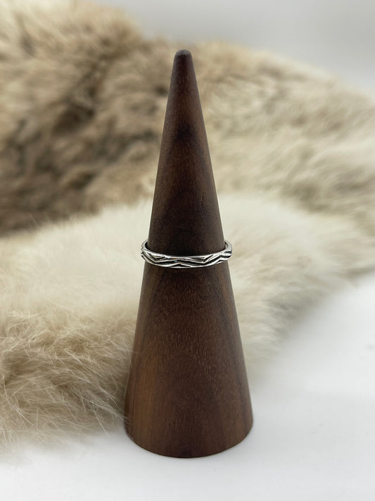 7.5 Silver Stacker Band