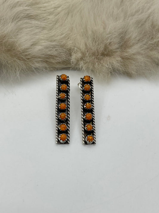 Orange Opal by Janice Spencer, Navajo