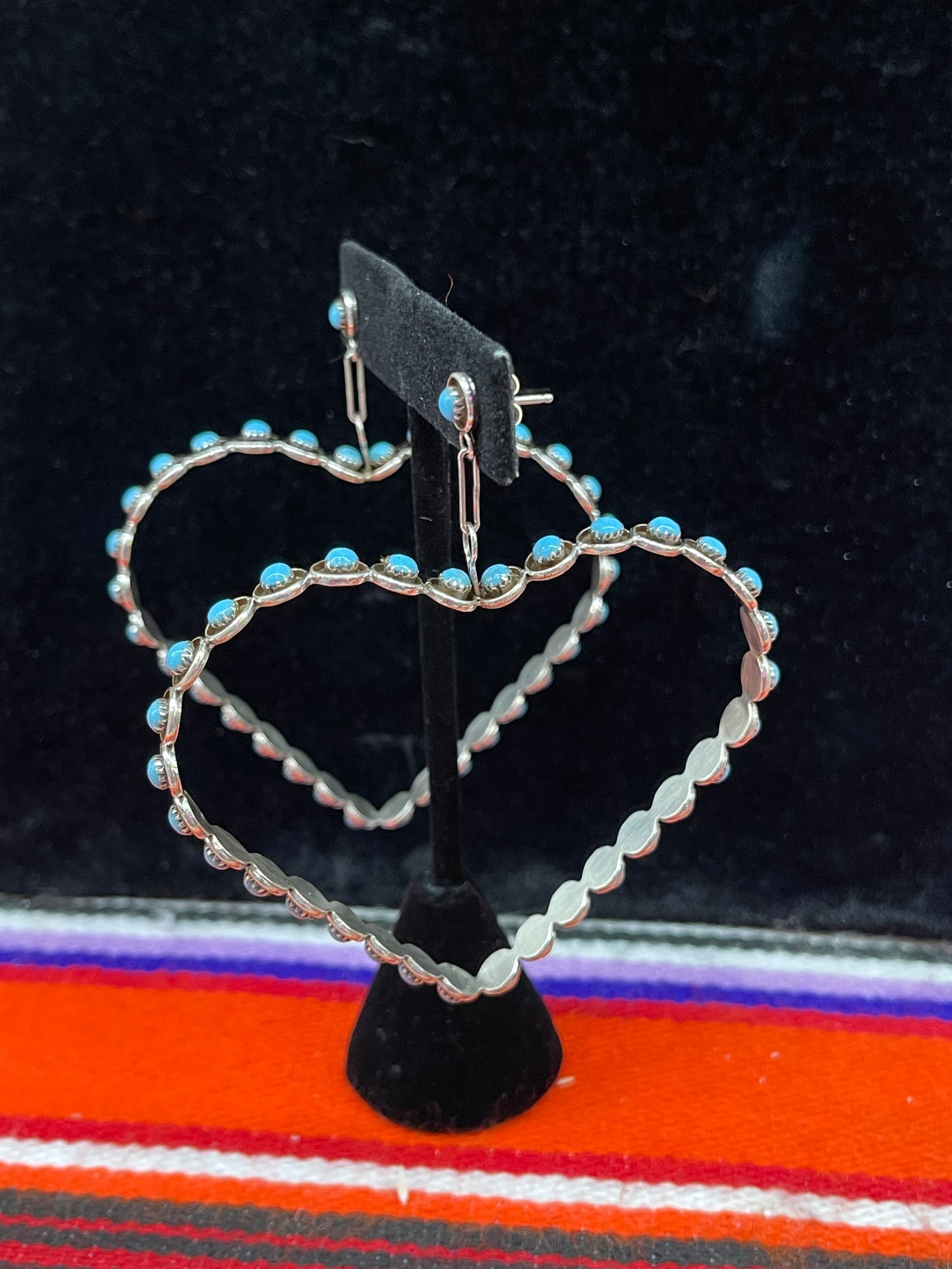 Heart Turquoise Earrings