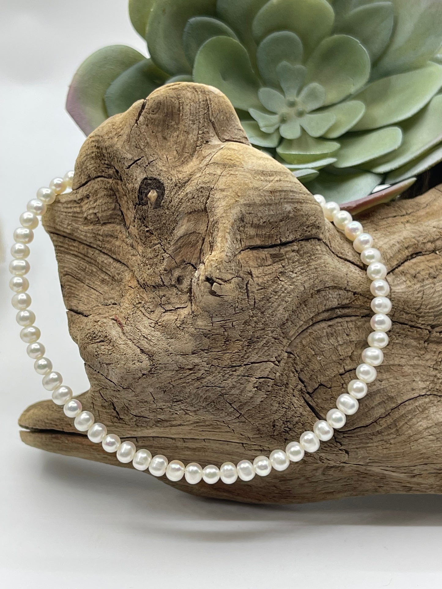 8 1/2"+1" Freshwater Pearls Anklet