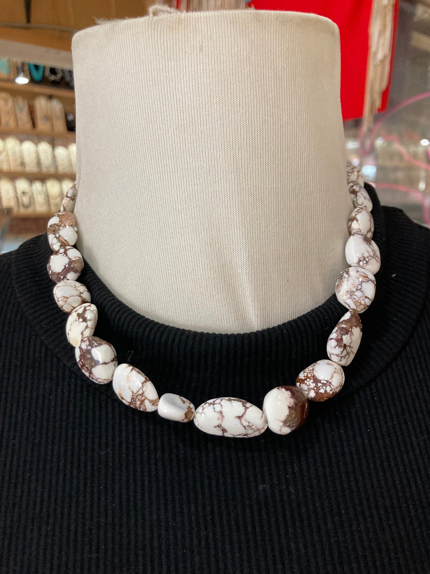 18" Wild Horse Beaded Necklace
