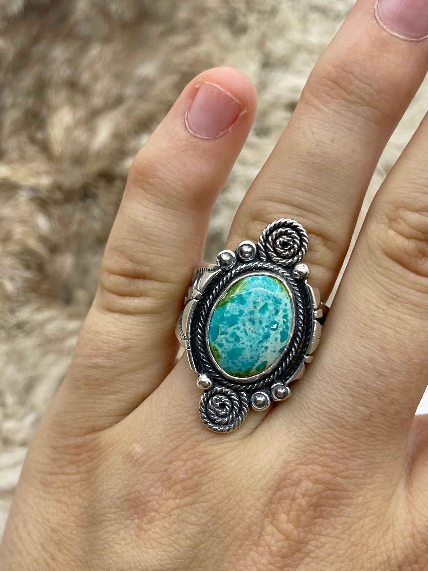 10.0 Sonoran Gold Turquoise by Marita Benally, Navajo