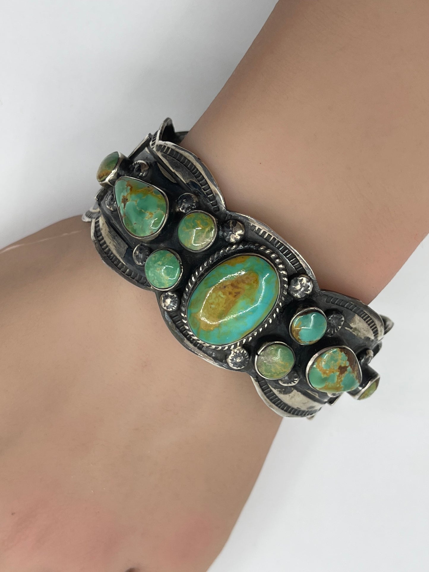 7" Vintage Royston Turquoise Cuff