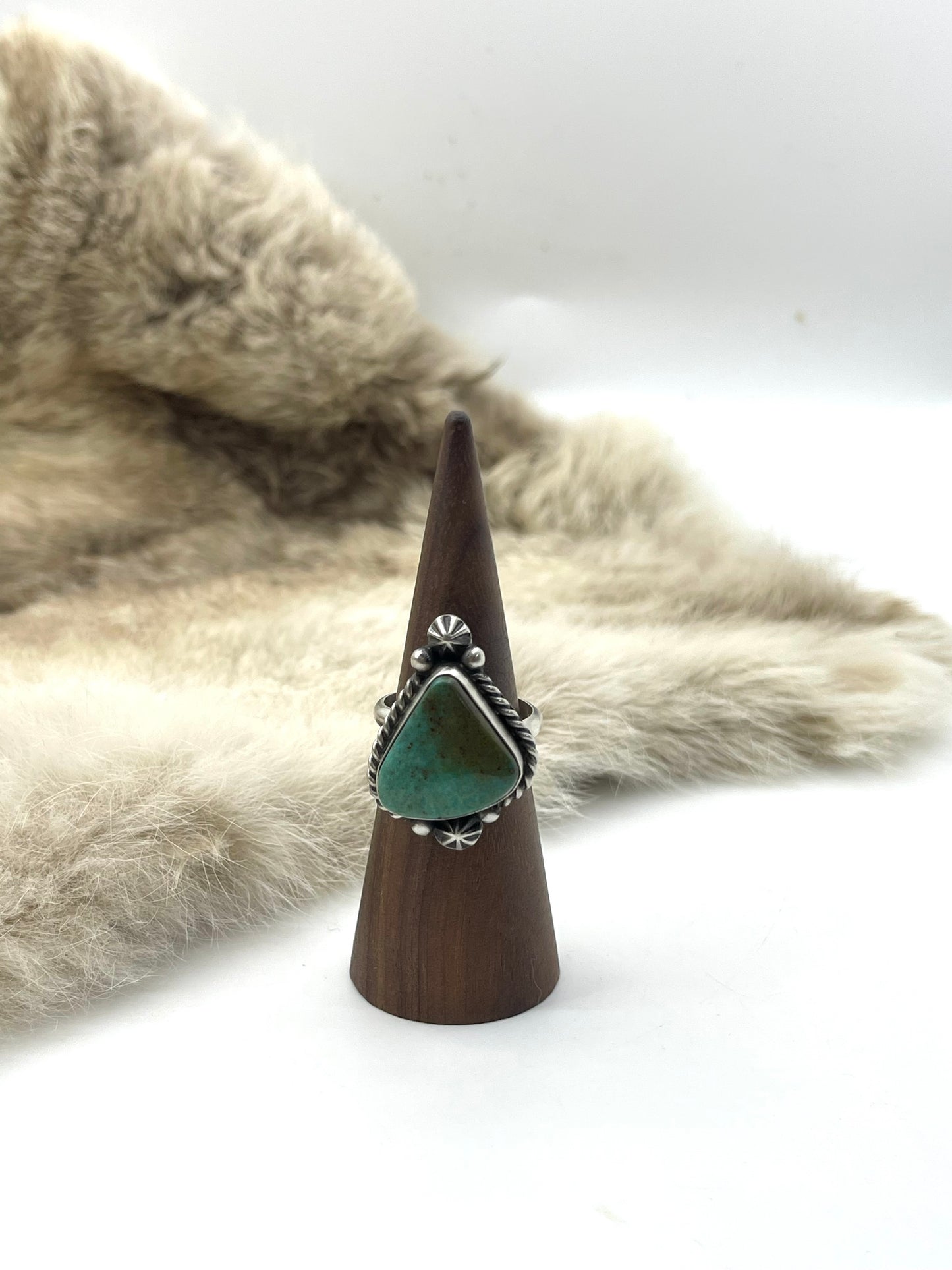Adjustable (6.0-10.0) Royston Ring by Johnny Dixon, Navajo