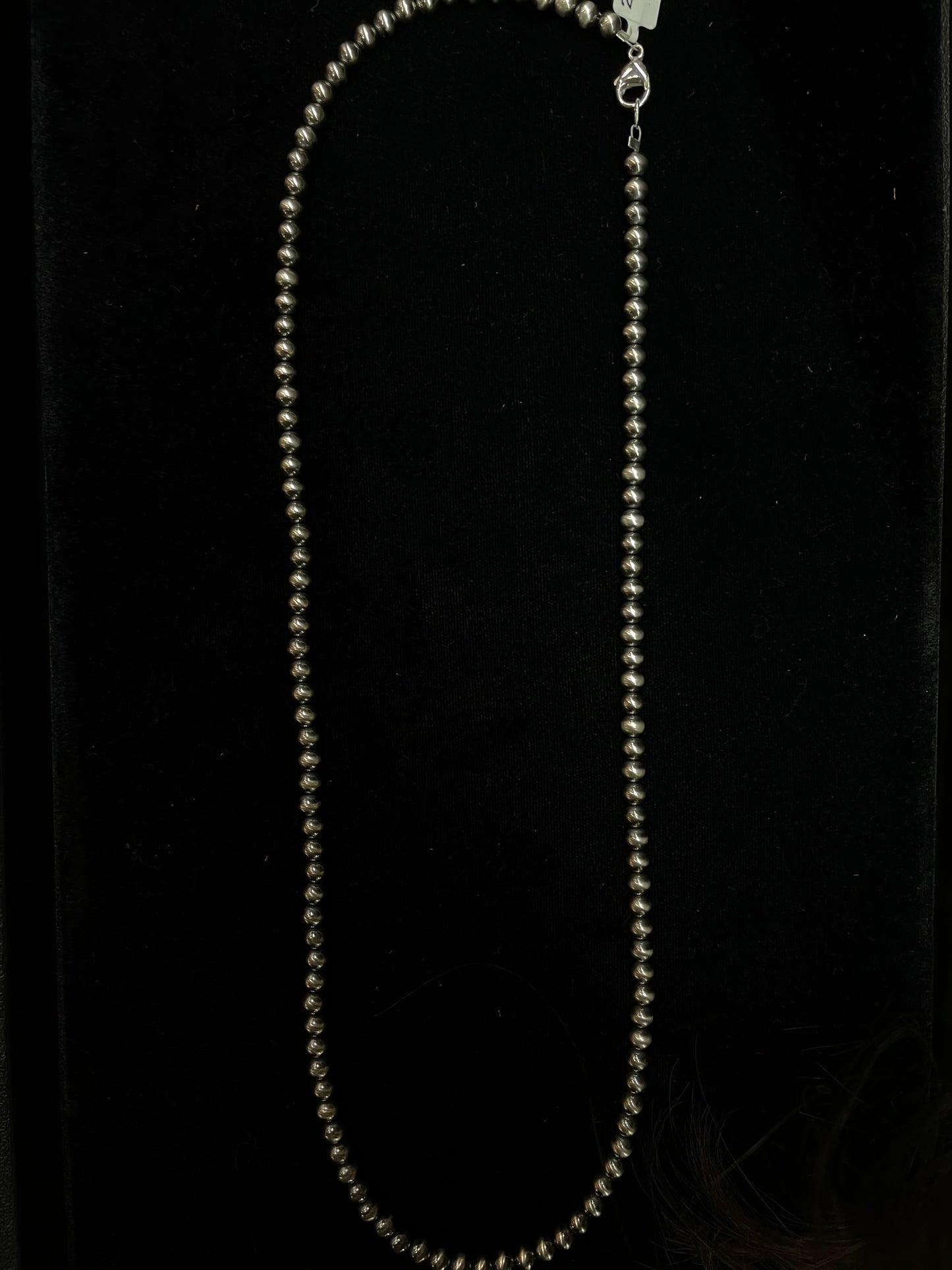 24" 5mm Navajo Pearls Necklace