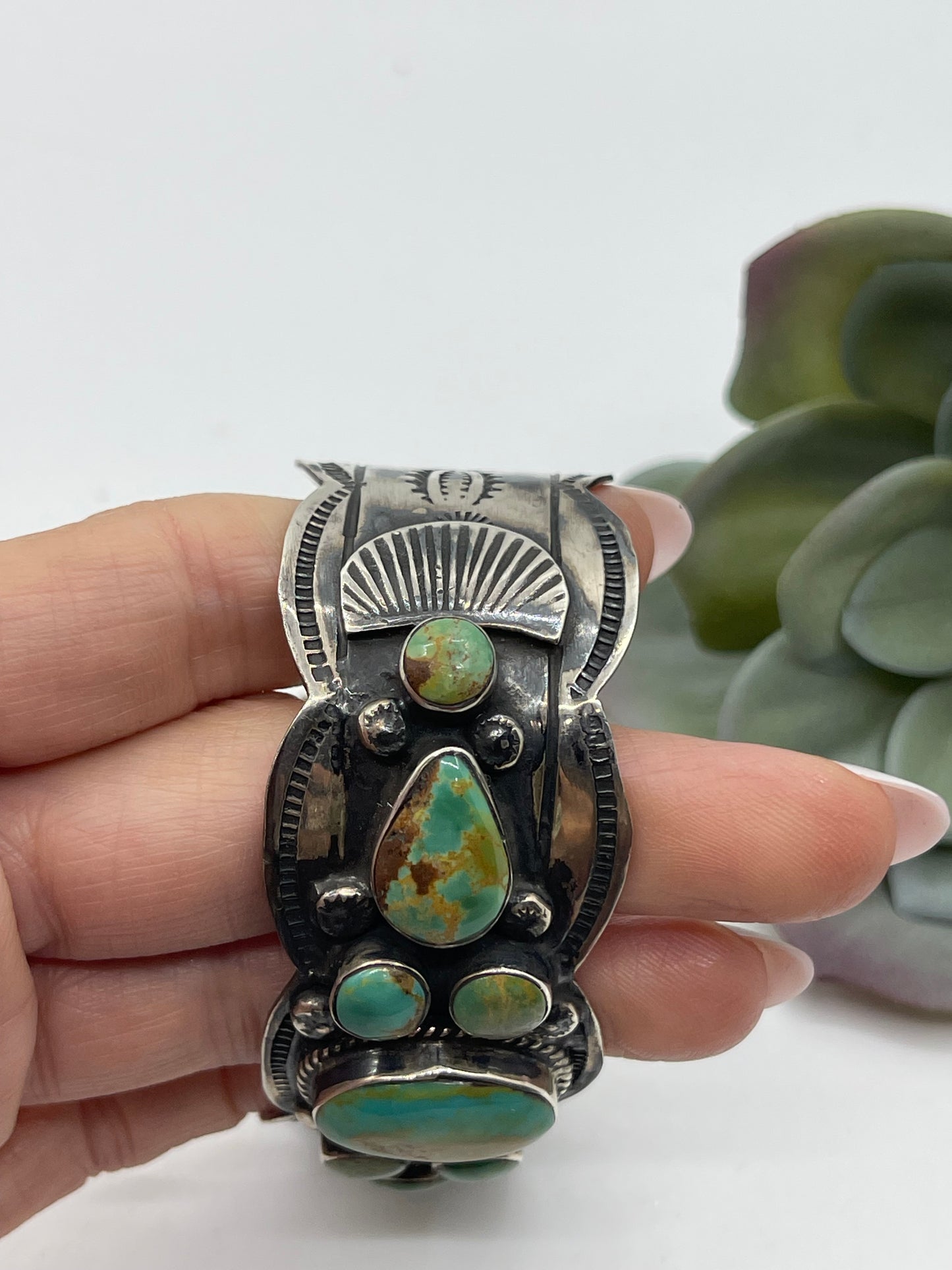 7" Vintage Royston Turquoise Cuff