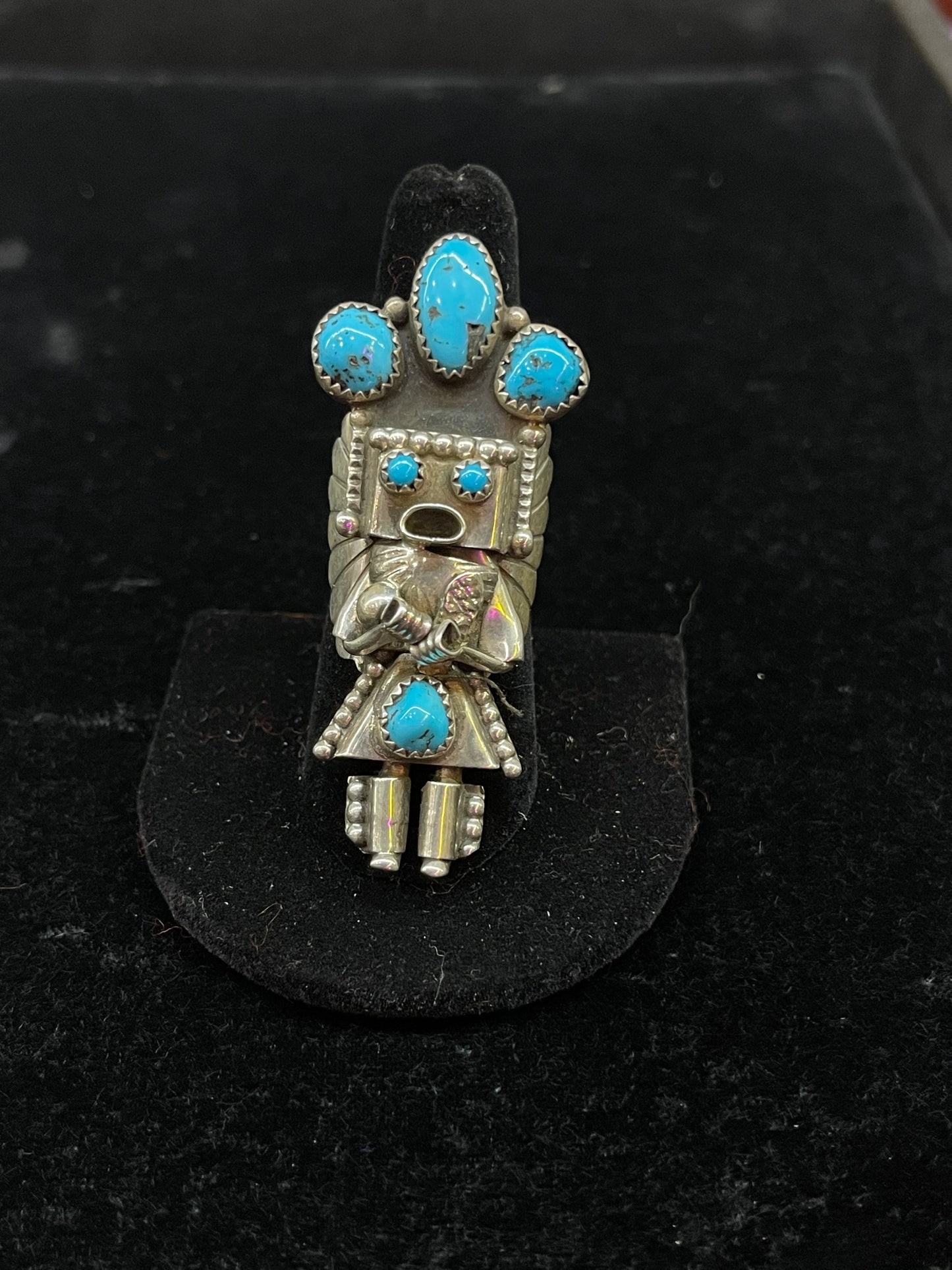 Turquoise Kachina Ring