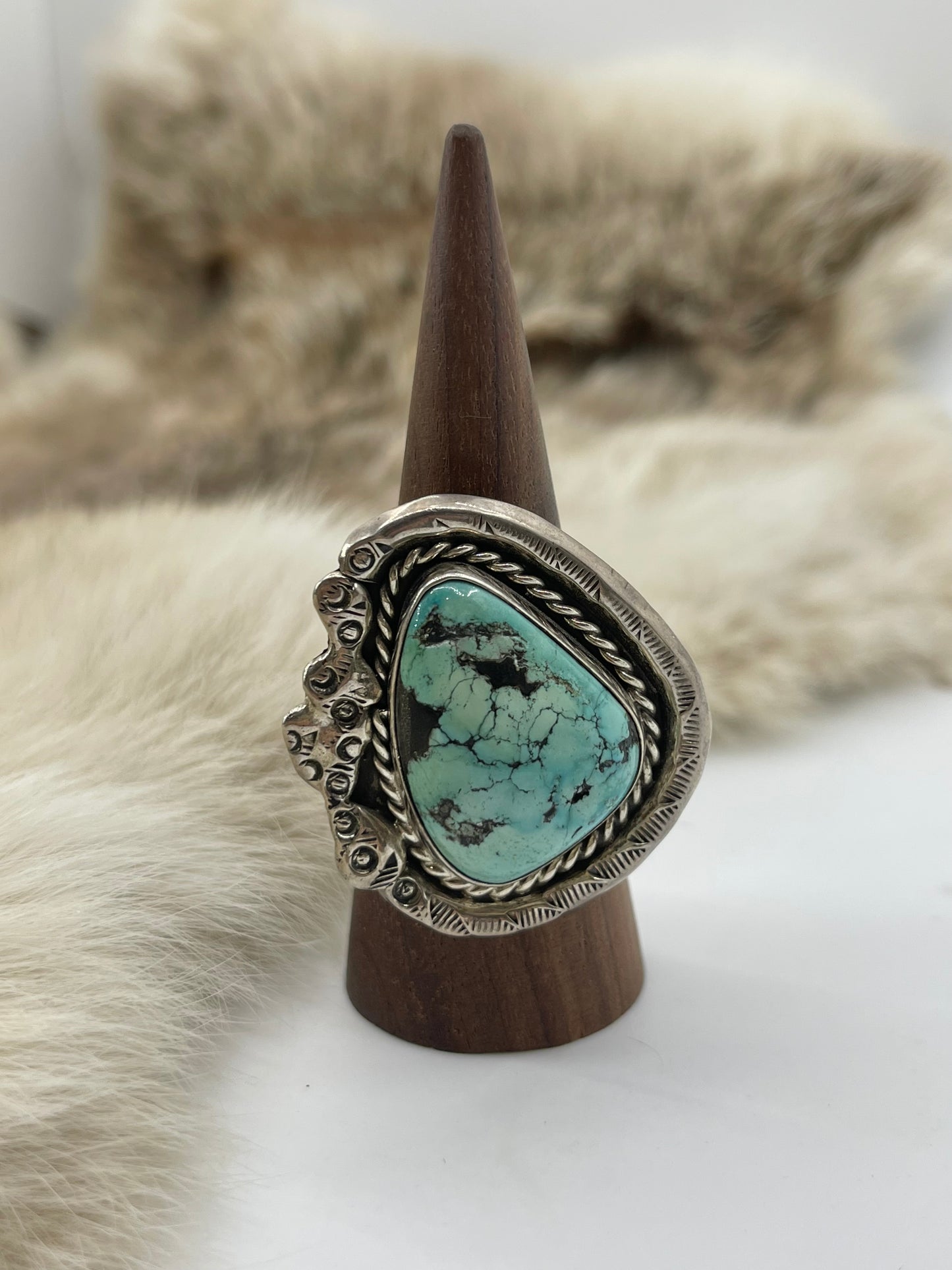 12.0 Vintage Turquoise Ring