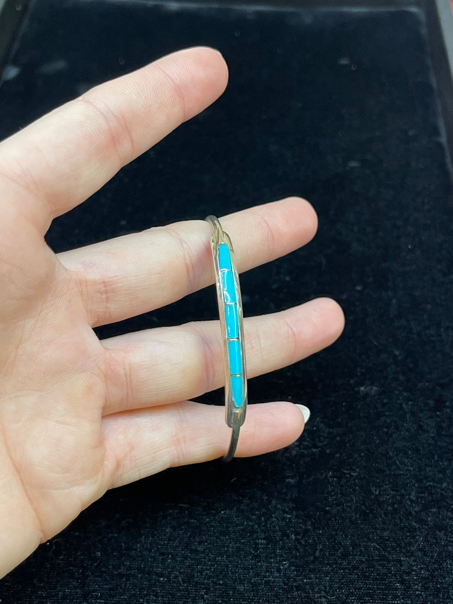 Turquoise Inlay Cuff