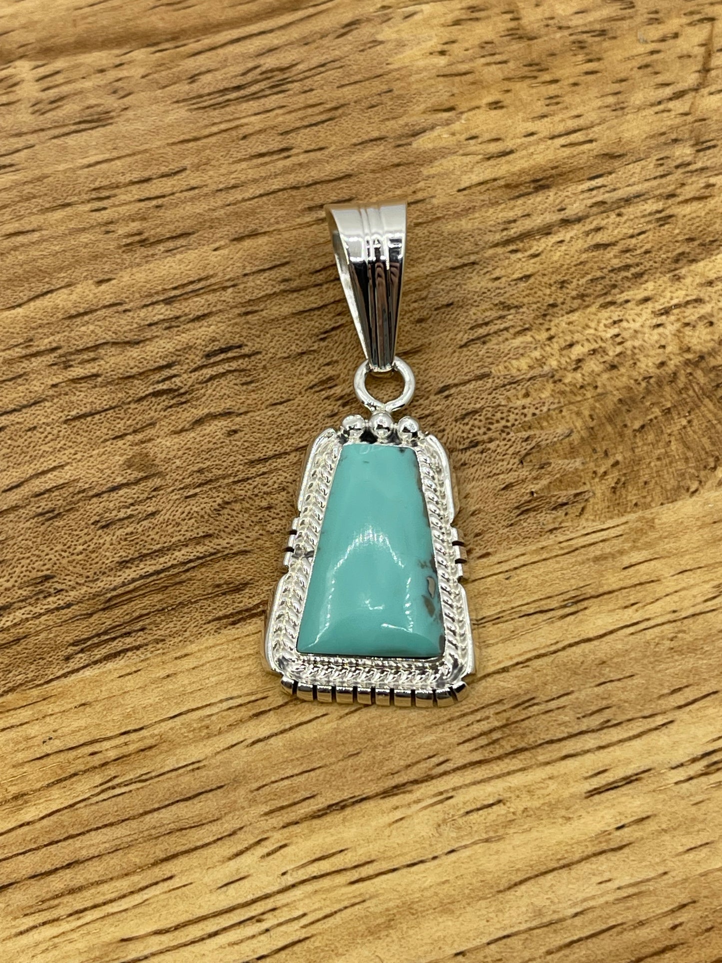 Turquoise Trapezoid Pendant