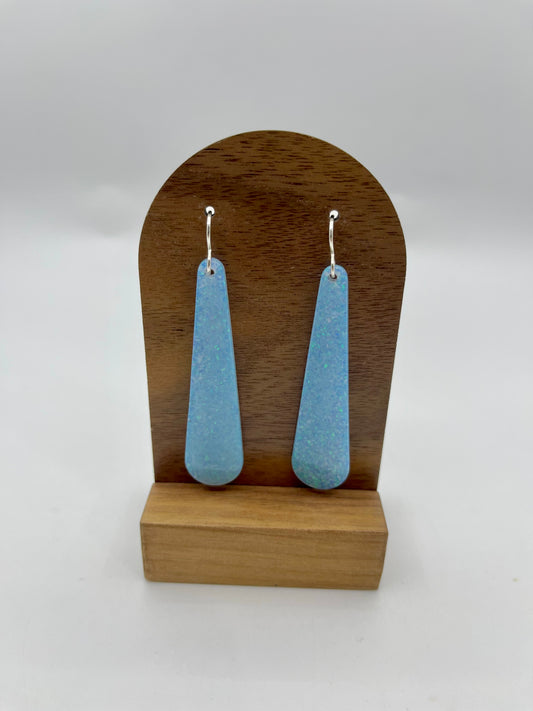 Opal Teardrop Slab Earrings