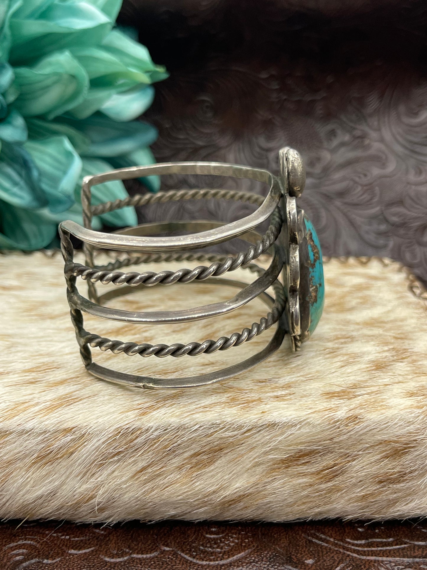 7" Vintage Turquoise Cuff