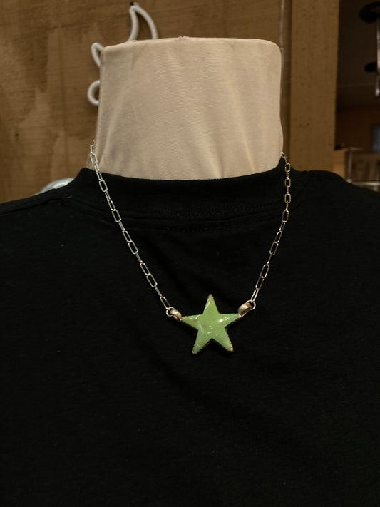 16" Turquoise Star Necklace by Zia