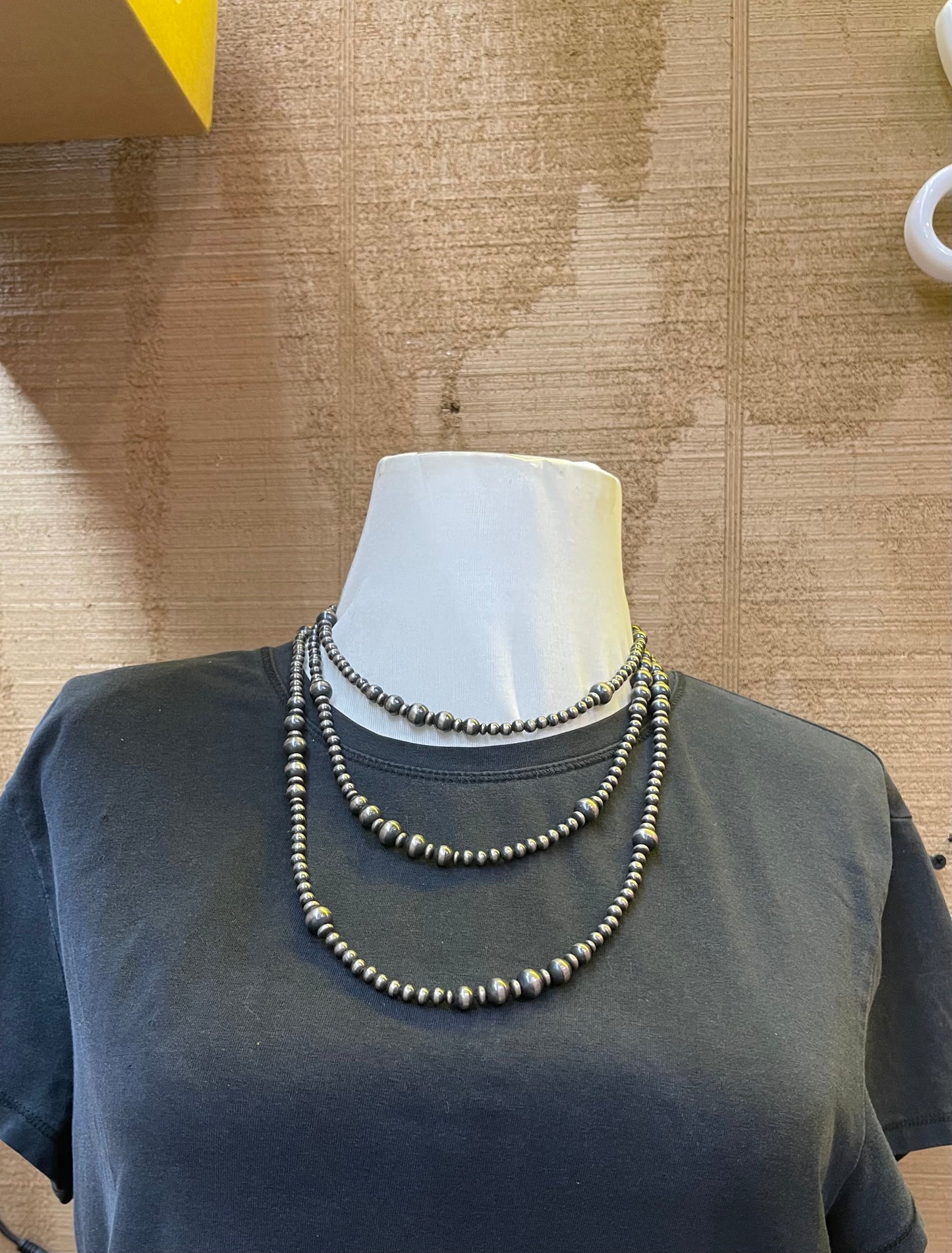 60” Graduated Navajo Pearls