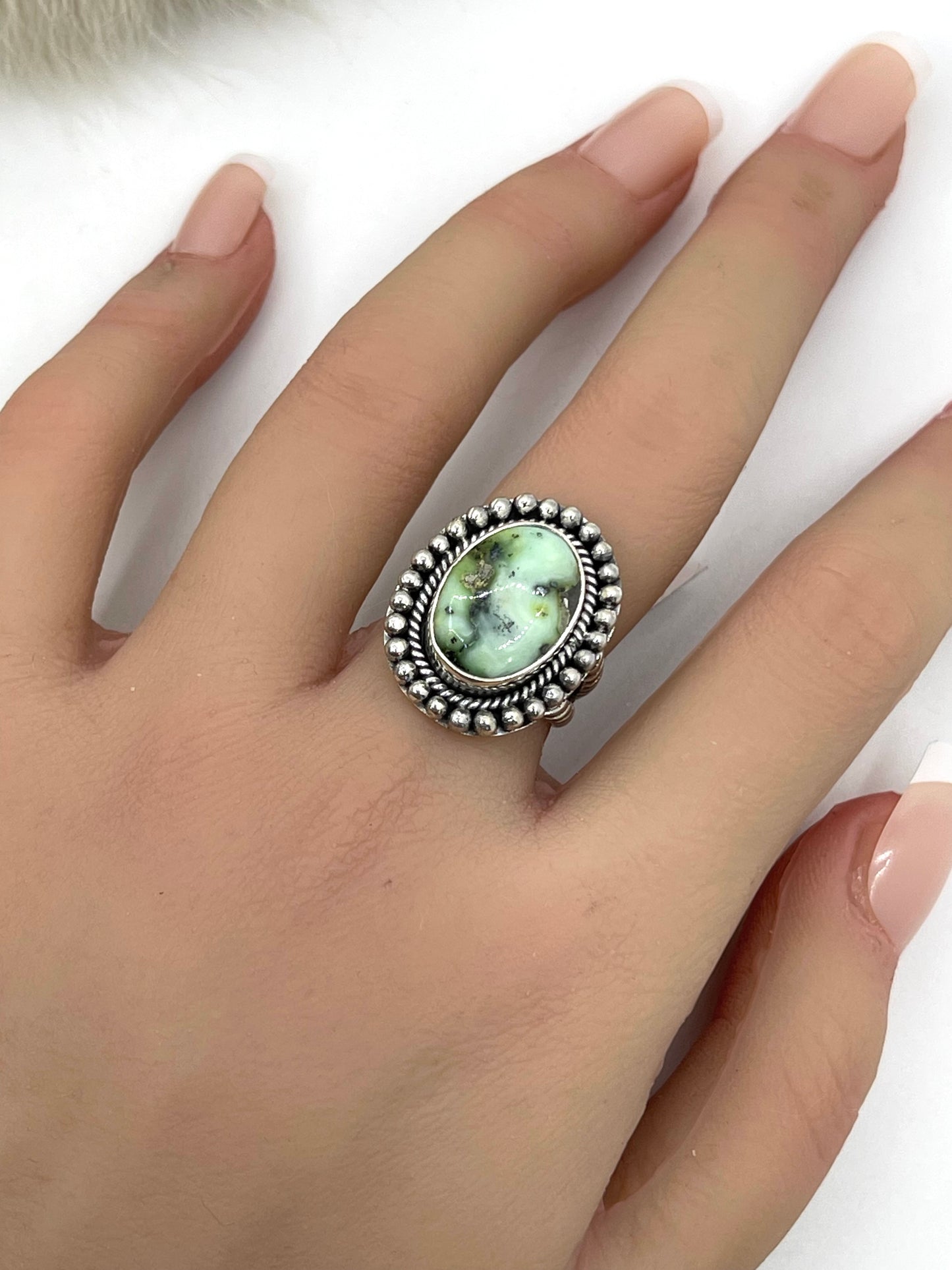 6.0 Oval Palomino Turquoise Ring